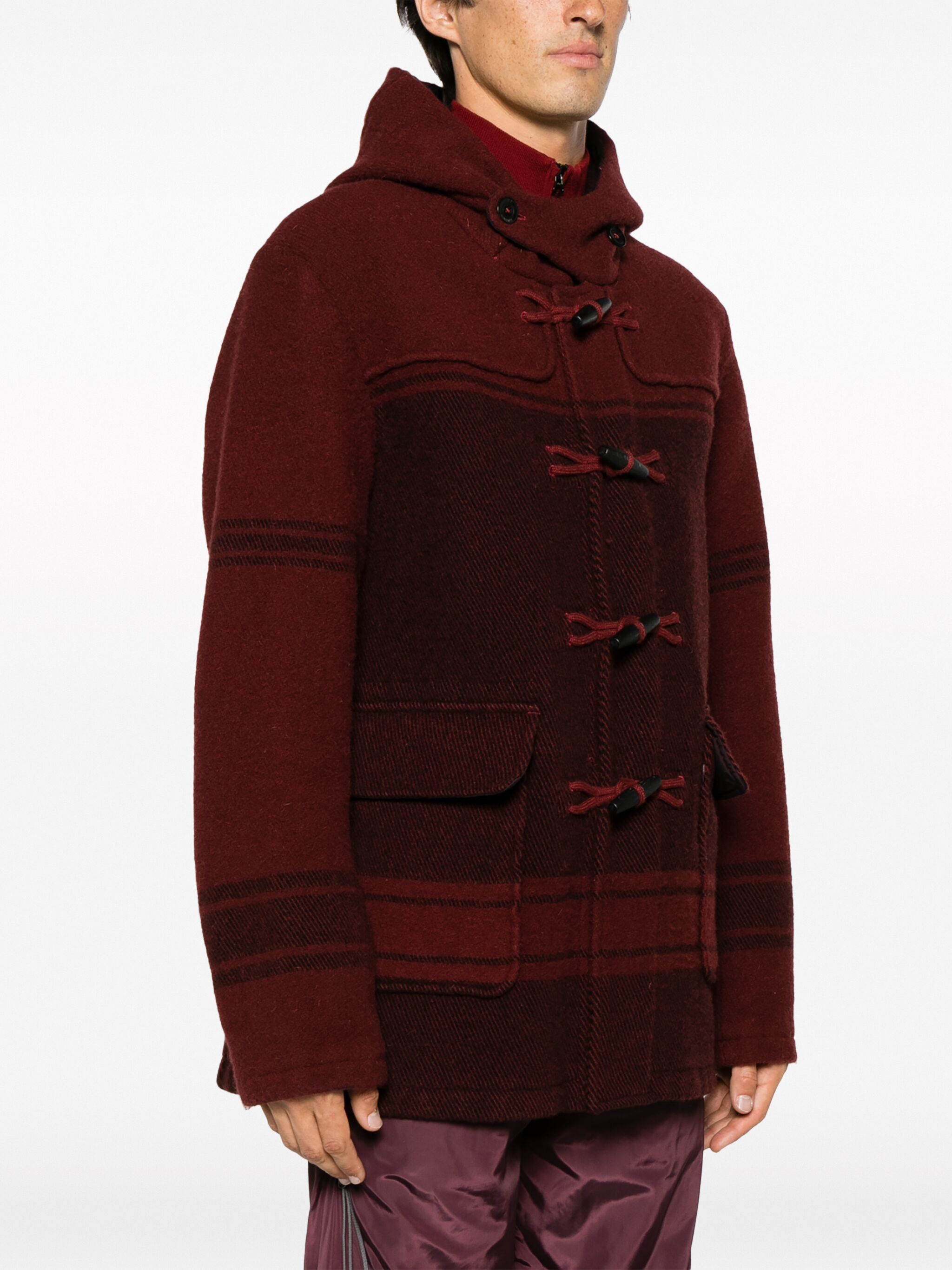 C.P. Company o1y1224 Logo Hooded Coat in Red/Brown Size US S / EU 44-46 / 1 - 3 Thumbnail