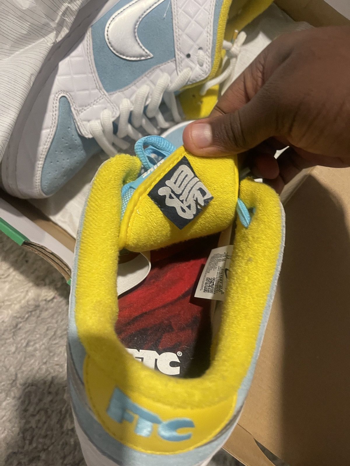 Nike Nike Dunk Low FTC Lagoon Size US 12 / EU 45 - 3 Thumbnail