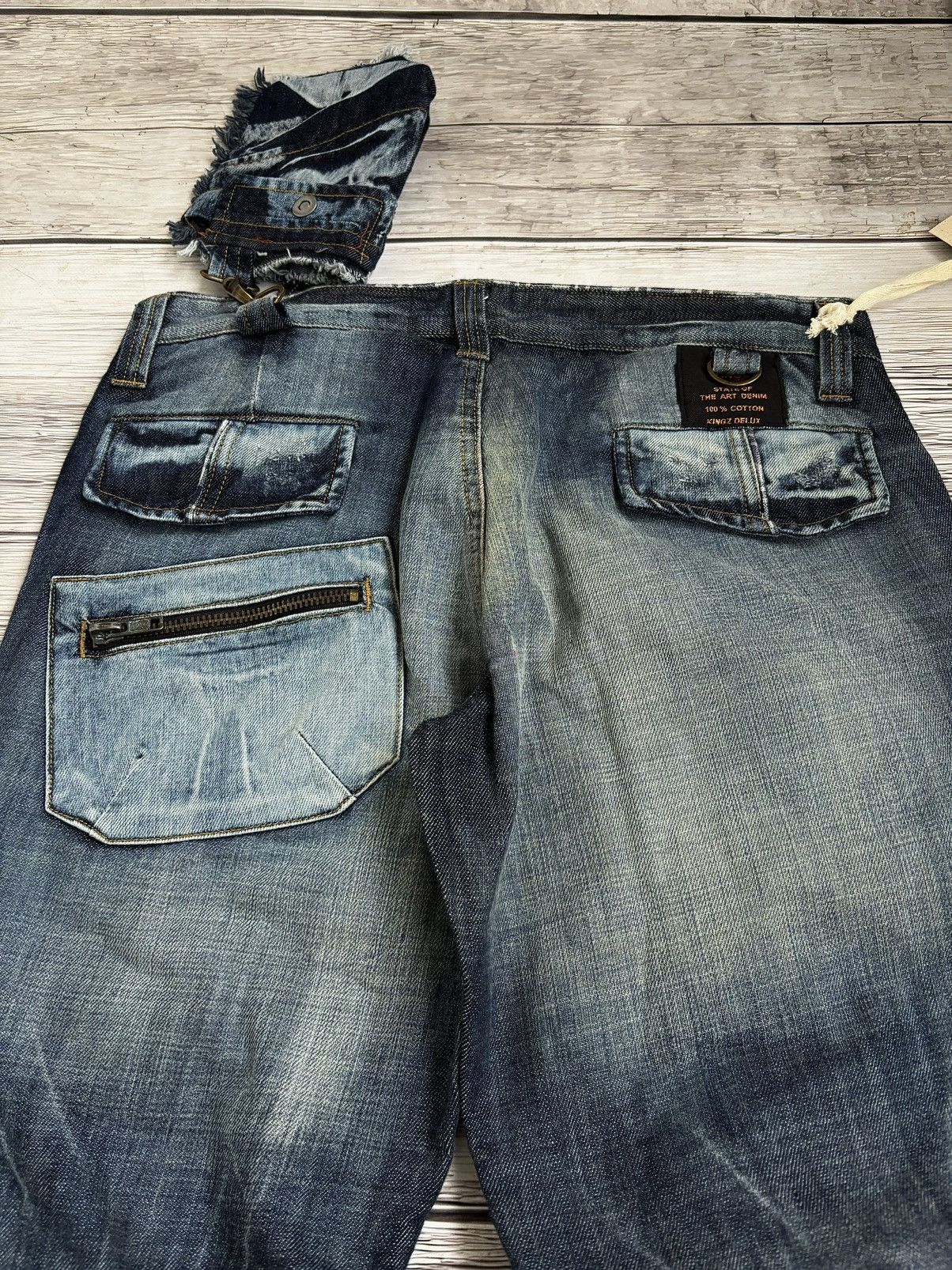 Hysteric Glamour × Japanese Brand 💥 HYSTERIC GLAMOUR BALENCIAGA STYLE JAPANESE JEANS Size US 32 / EU 48 - 8 Thumbnail