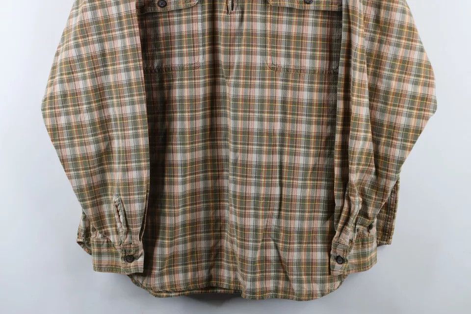 American Eagle Outfitters × Vintage Vintage 90s American Eagle Pullover Flannel Jacket Plaid Size US XL / EU 56 / 4 - 3 Thumbnail