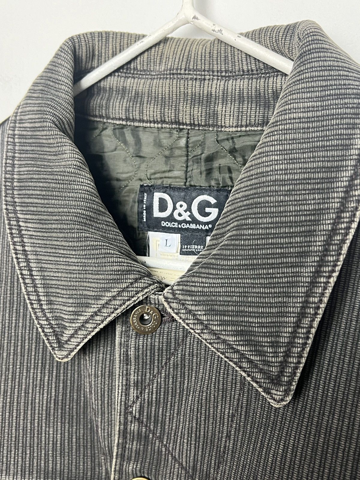 Dolce & Gabbana dolce&gabbana y2k archive cord bomber jacket Size US L / EU 52-54 / 3 - 3 Thumbnail