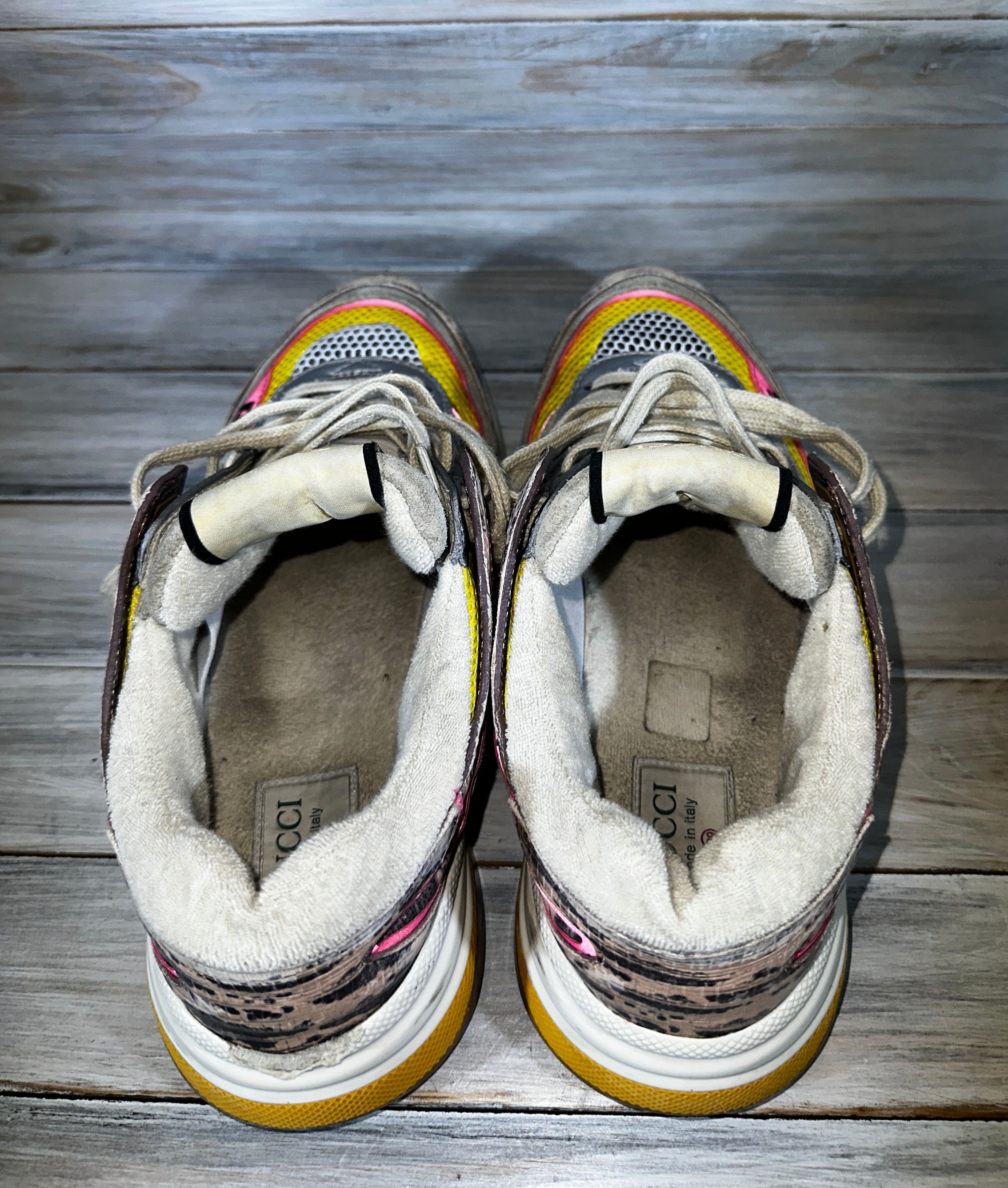 Gucci Gucci Ultrapace 'Rock Tejus Printed' Women's Made In Italy Size US 9 / IT 39 - 25 Thumbnail