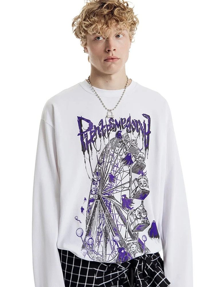 Other Aesthetic Oversized Ghost T-Shirt Size US L / EU 52-54 / 3 - 4 Thumbnail