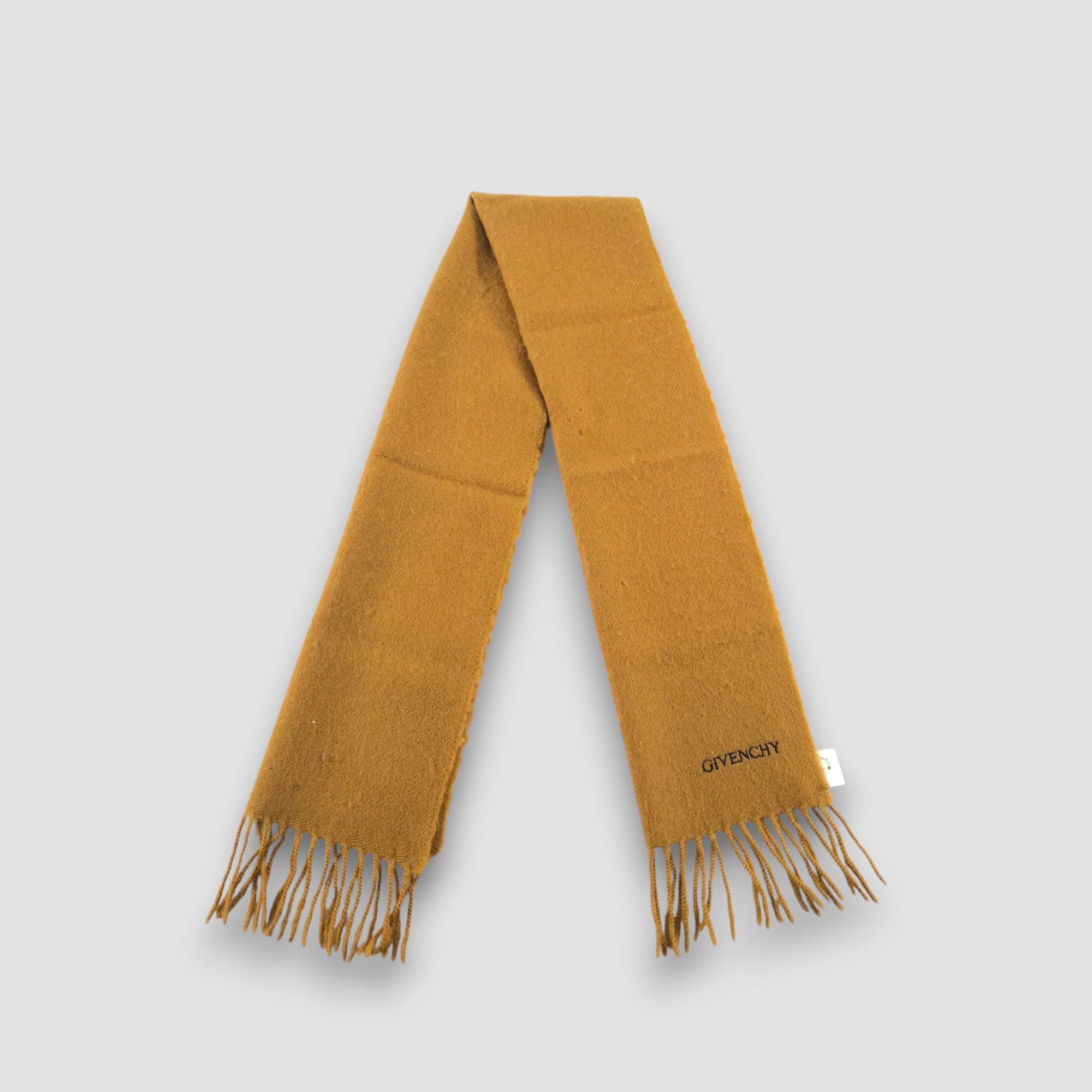 Japanese Brand Vintage Givenchy Scarf Wool Cashmere Scarves Size ONE SIZE - 1 Thumbnail