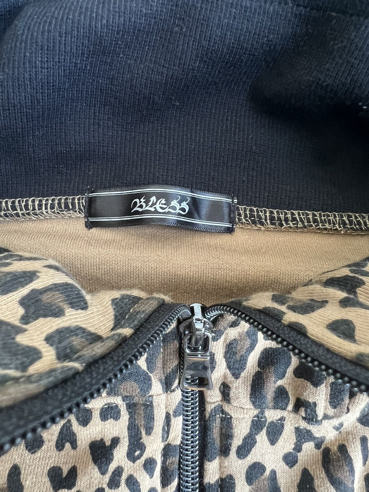 Bless Bless 🇯🇵 Hybrid Leopard Seditionary Zipper Bono Sweater Size US M / EU 48-50 / 2 - 7 Thumbnail