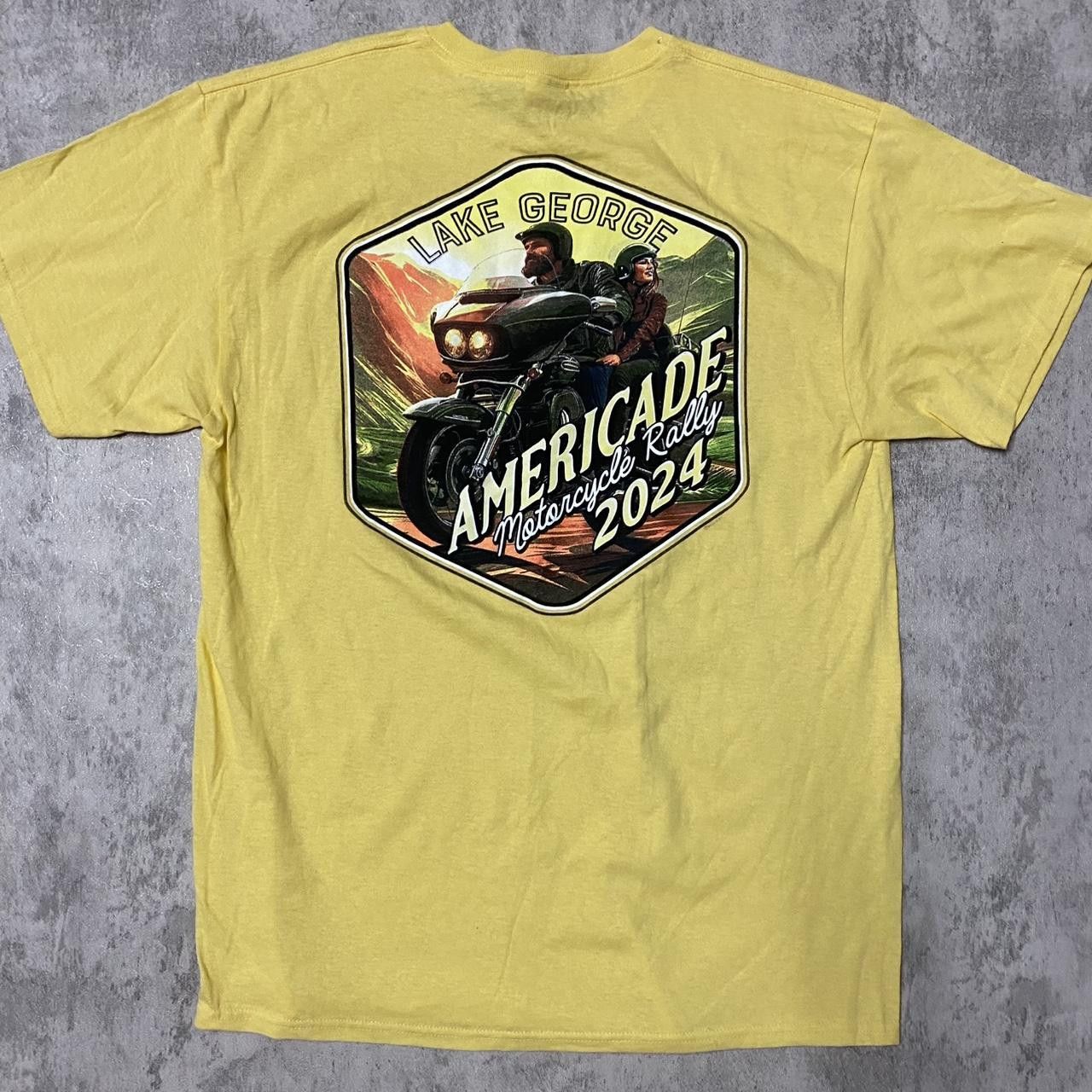 Other Yellow 2024 vintage biker tee #bikerlife Size US L / EU 52-54 / 3 - 4 Thumbnail