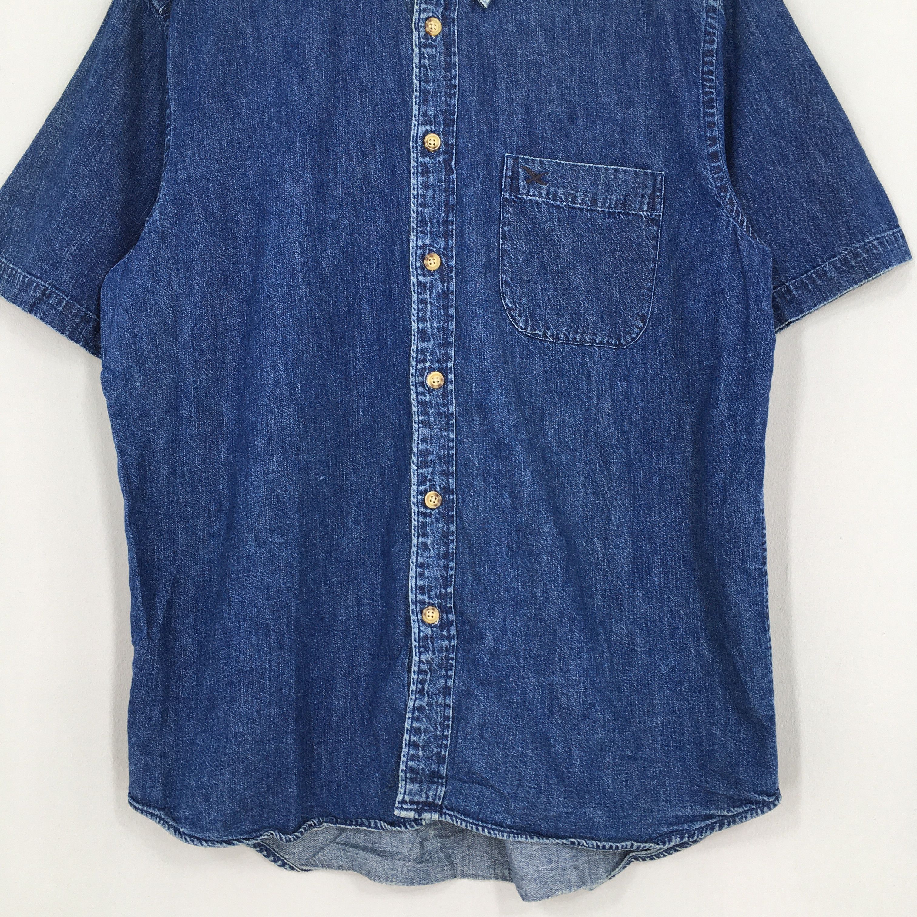 Eddie Bauer × Vintage Vintage Eddie Bauer Denim Shirt Medium Size US M / EU 48-50 / 2 - 3 Thumbnail
