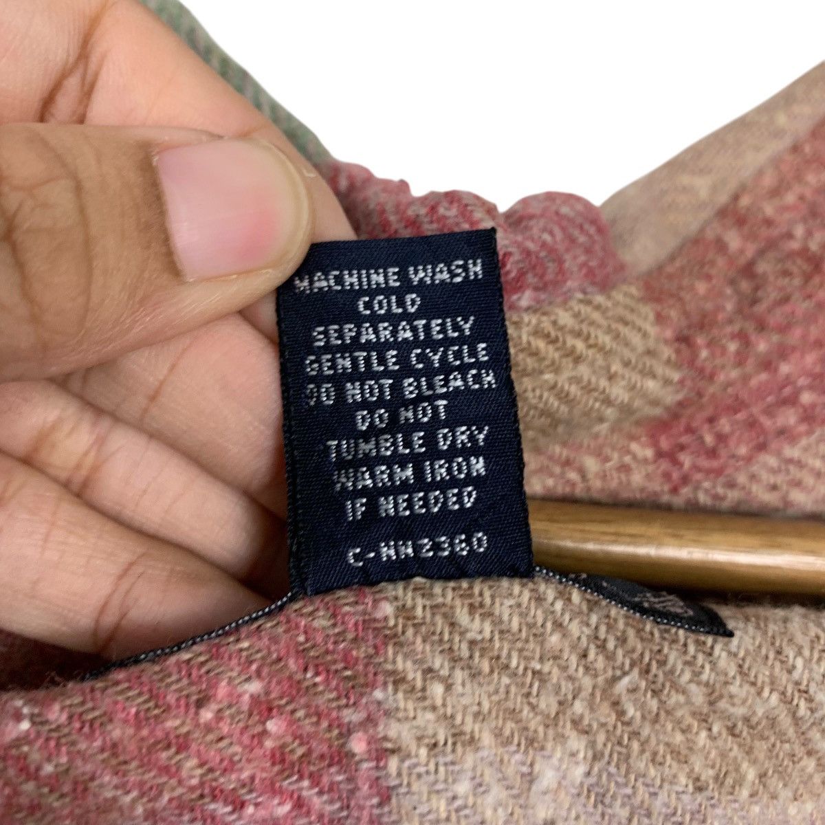 Flannel STEP TECH Checked Tartan Pink Flannel Work Shirt #1674-C74 Size US L / EU 52-54 / 3 - 17 Thumbnail