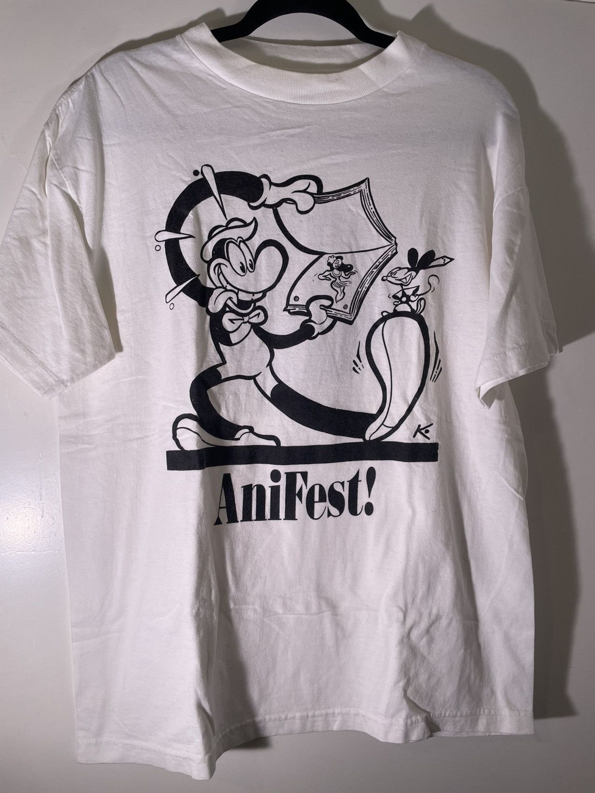 Vintage 90’s VTG Vintage AniFest Animation Studio Art Tee Shirt Size US L / EU 52-54 / 3 - 1 Thumbnail