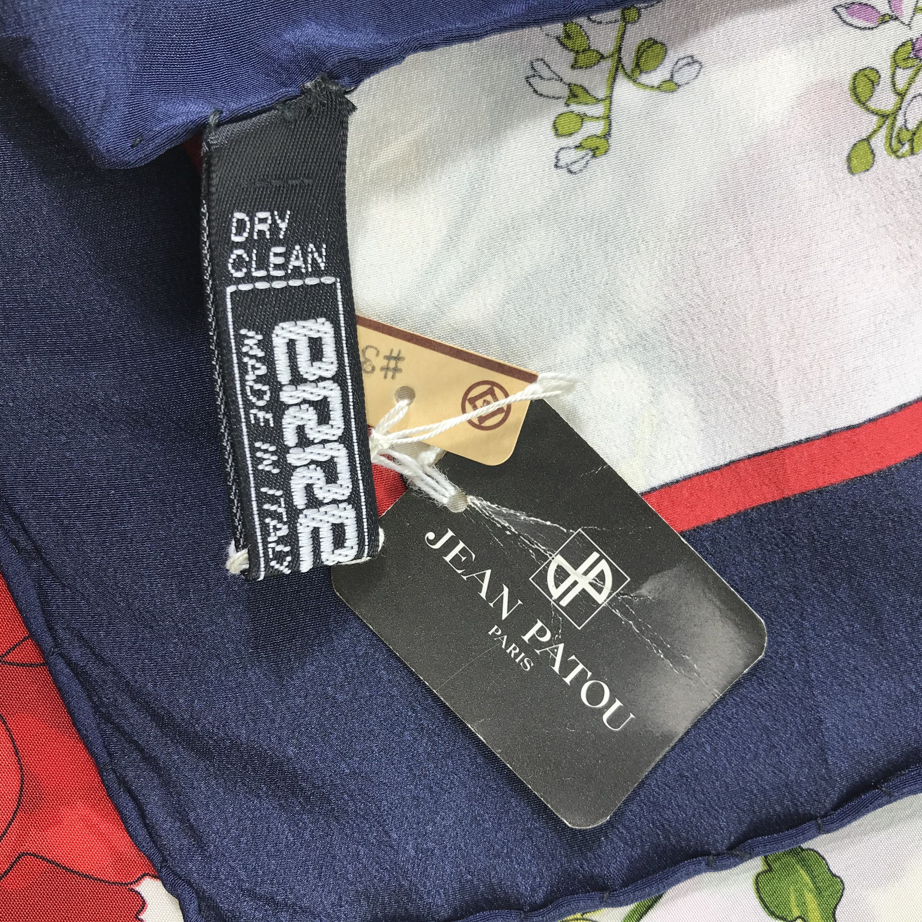 Vintage Vintage Jean Patou Silk Scarf Size ONE SIZE - 5 Thumbnail