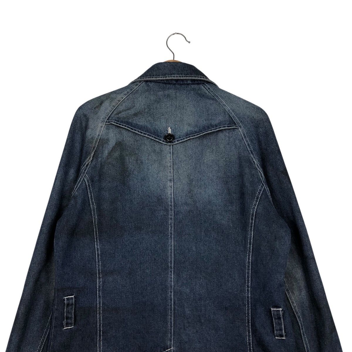 Hysteric Glamour 📌Denim Biker Jacket In The Attic Camouflage Blanket Punk Size US L / EU 52-54 / 3 - 10 Thumbnail