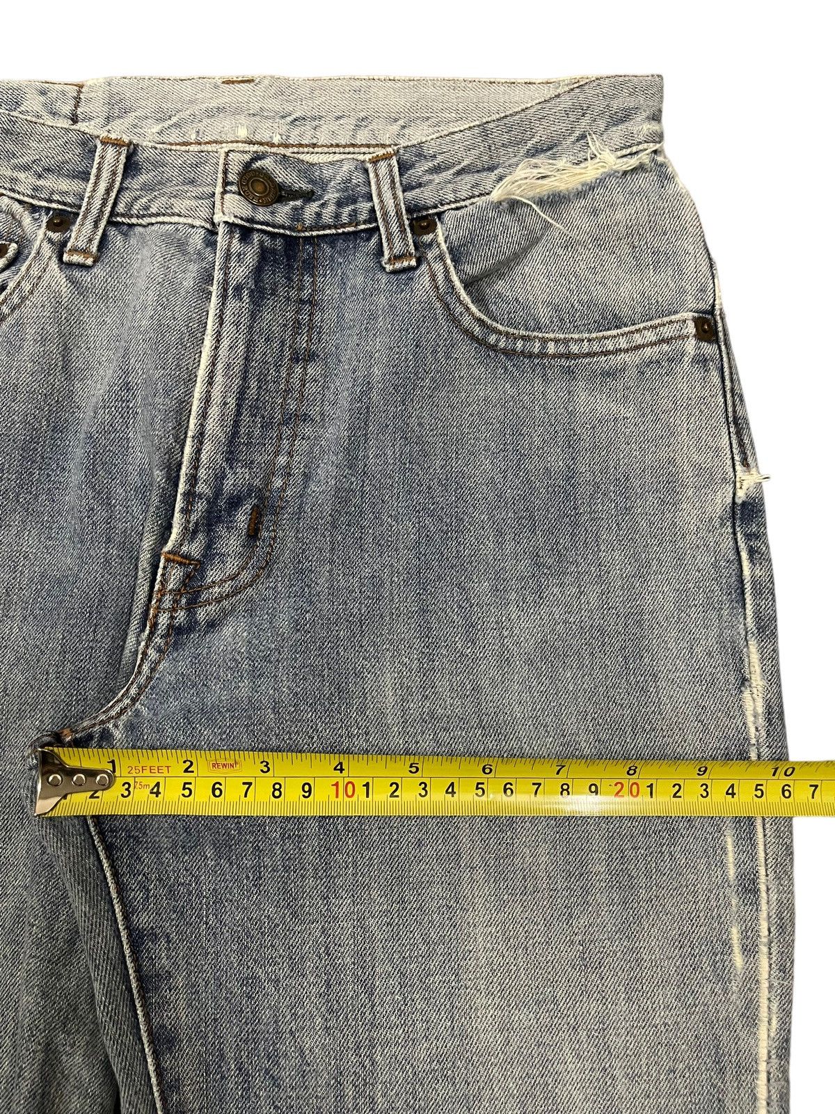 Hysteric Glamour Vintage Japanese Brand Blue Wash Style Flare Jeans Size US 28 / EU 44 - 12 Thumbnail