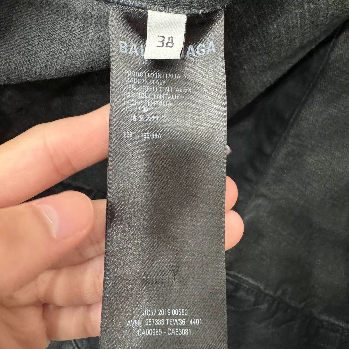 Balenciaga Balenciaga Back Embroidered Logo Blk Pnk DenimJkt38 Size S / US 4 / IT 40 - 4 Thumbnail