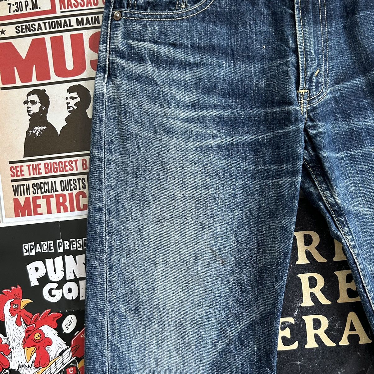 Levi's Vintage Levi’s 502 Y2K Japanese Distressed Denim Size US 30 / EU 46 - 7 Thumbnail