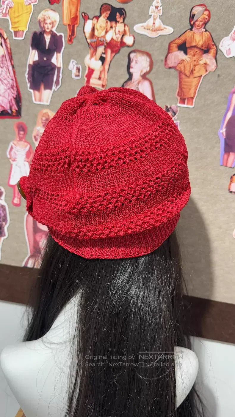 Vivienne Westwood Vivienne Westwood Red Knit Cap Size ONE SIZE - 4 Thumbnail
