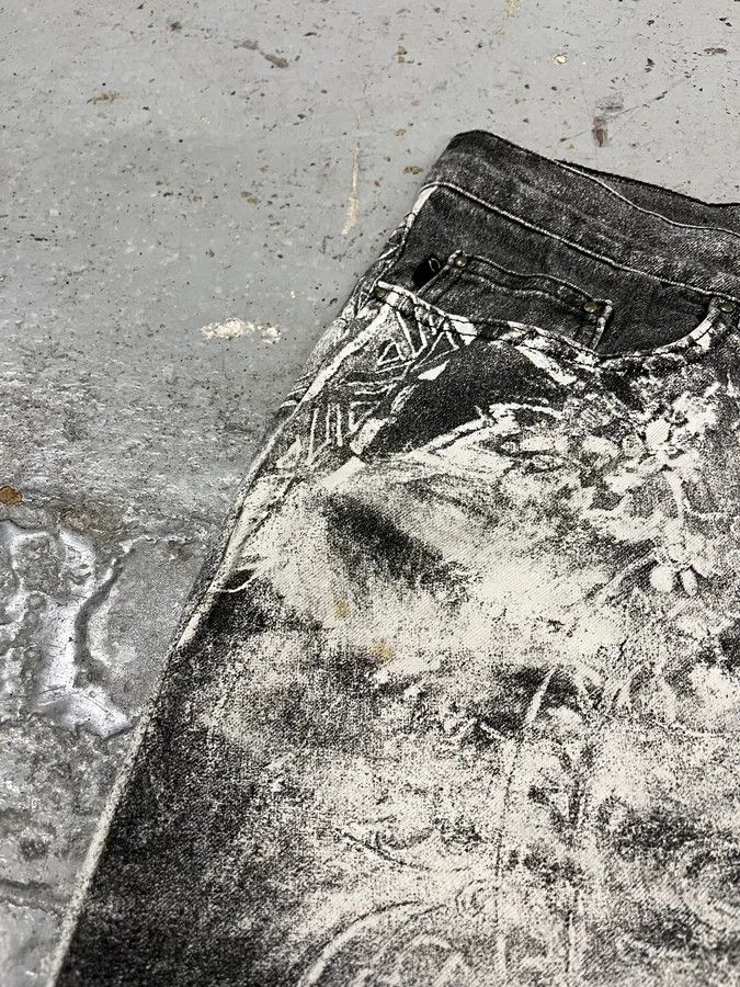 Just Cavalli AW2003 Cavalli Spiritual Astro Black & White Pants Size US 36 / EU 52 - 9 Thumbnail