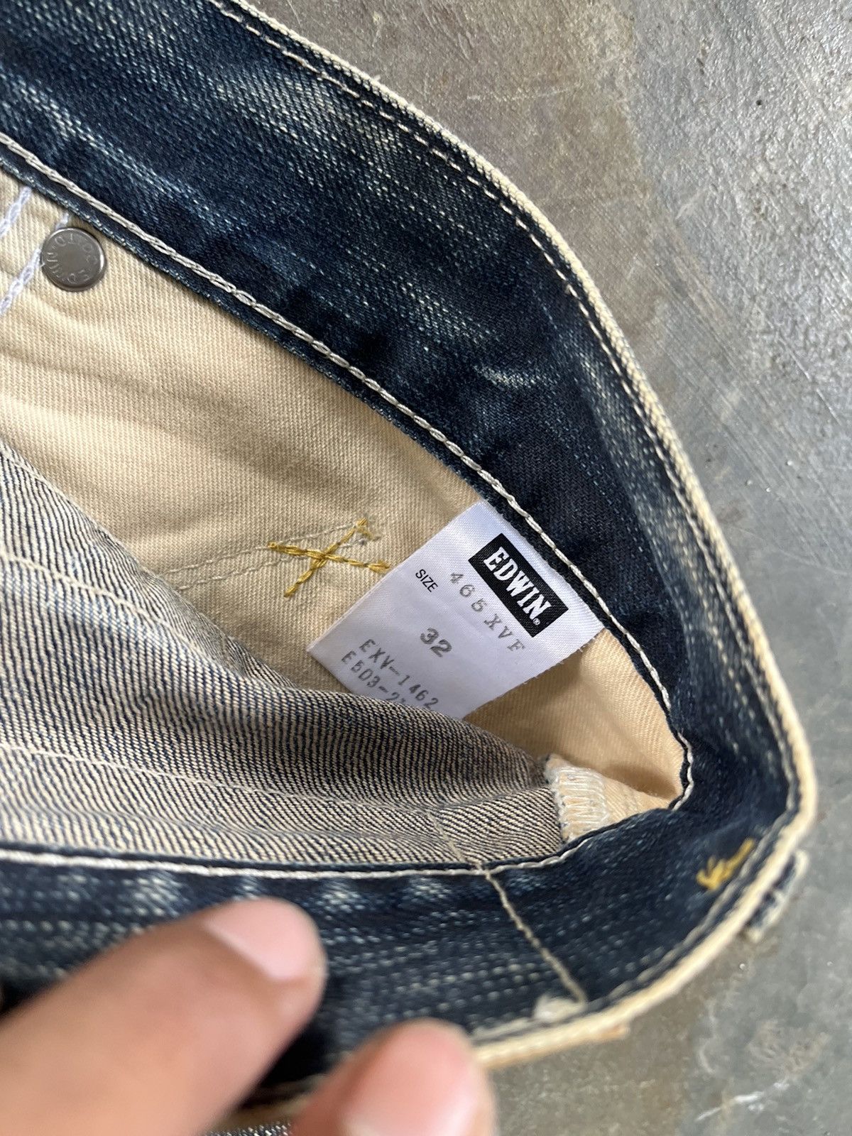 Edwin × Hysteric Glamour × Vintage Vintage Engineered Edwin Denim Size US 33 - 19 Thumbnail
