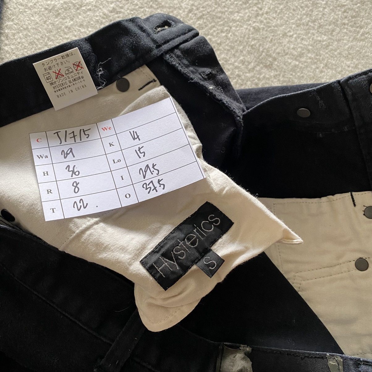 Hysteric Glamour × Japanese Brand × Vintage Vintage Hysteric Glamour Flare Pants W29 Size 29" - 9 Thumbnail