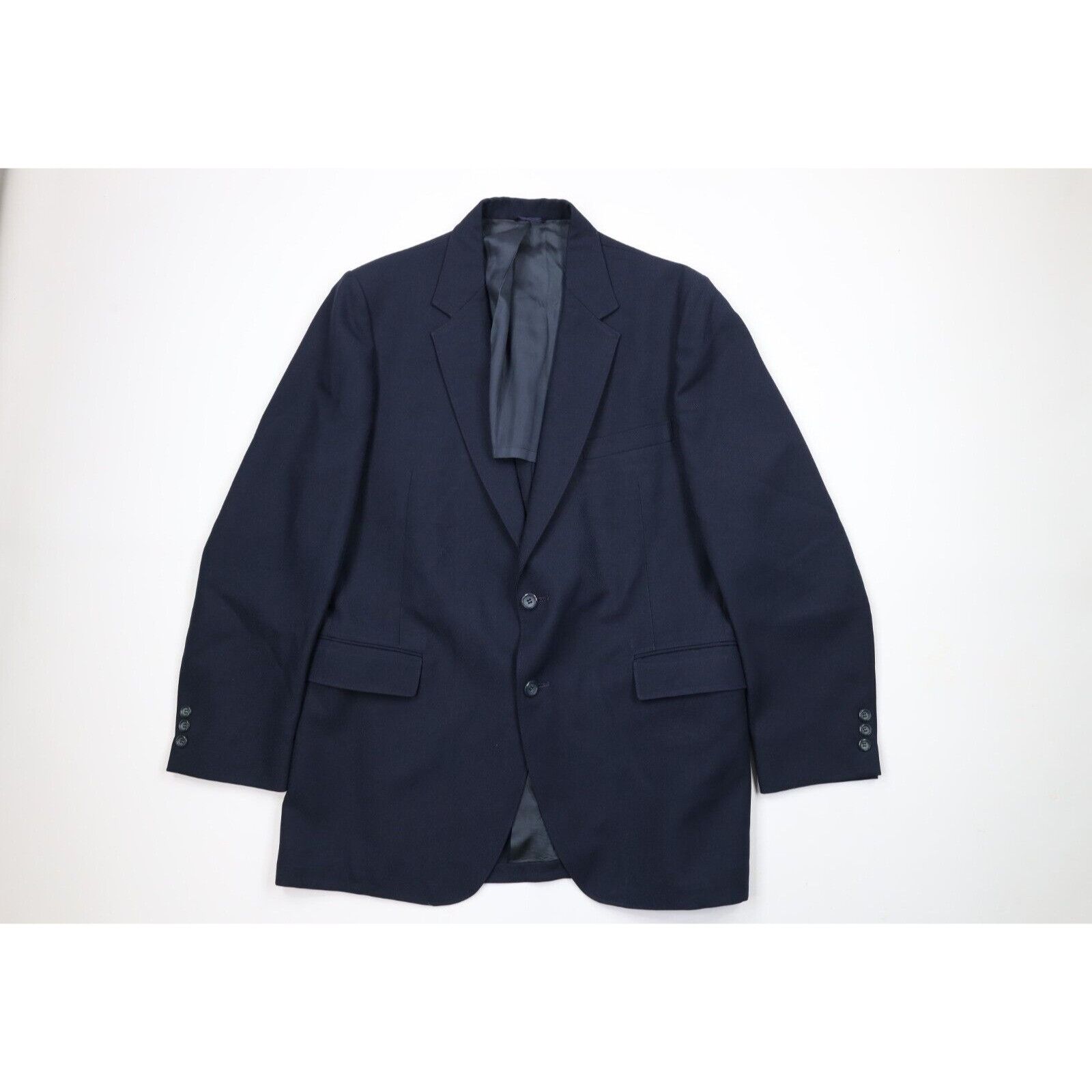Vintage Vintage 70s Streetwear 2 Piece Wool Blend Wedding Suit Size 44L - 2 Thumbnail