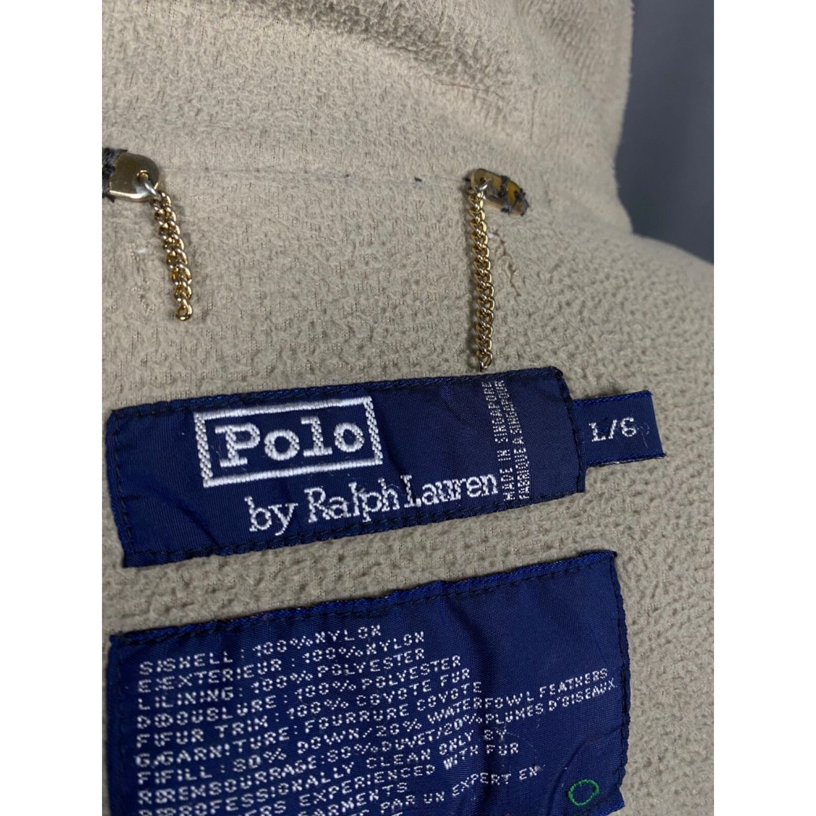 Polo Ralph Lauren Polo Ralph Lauren VTG Men's Blue Nylon Winter Insulated N-3B Size US L / EU 52-54 / 3 - 9 Thumbnail