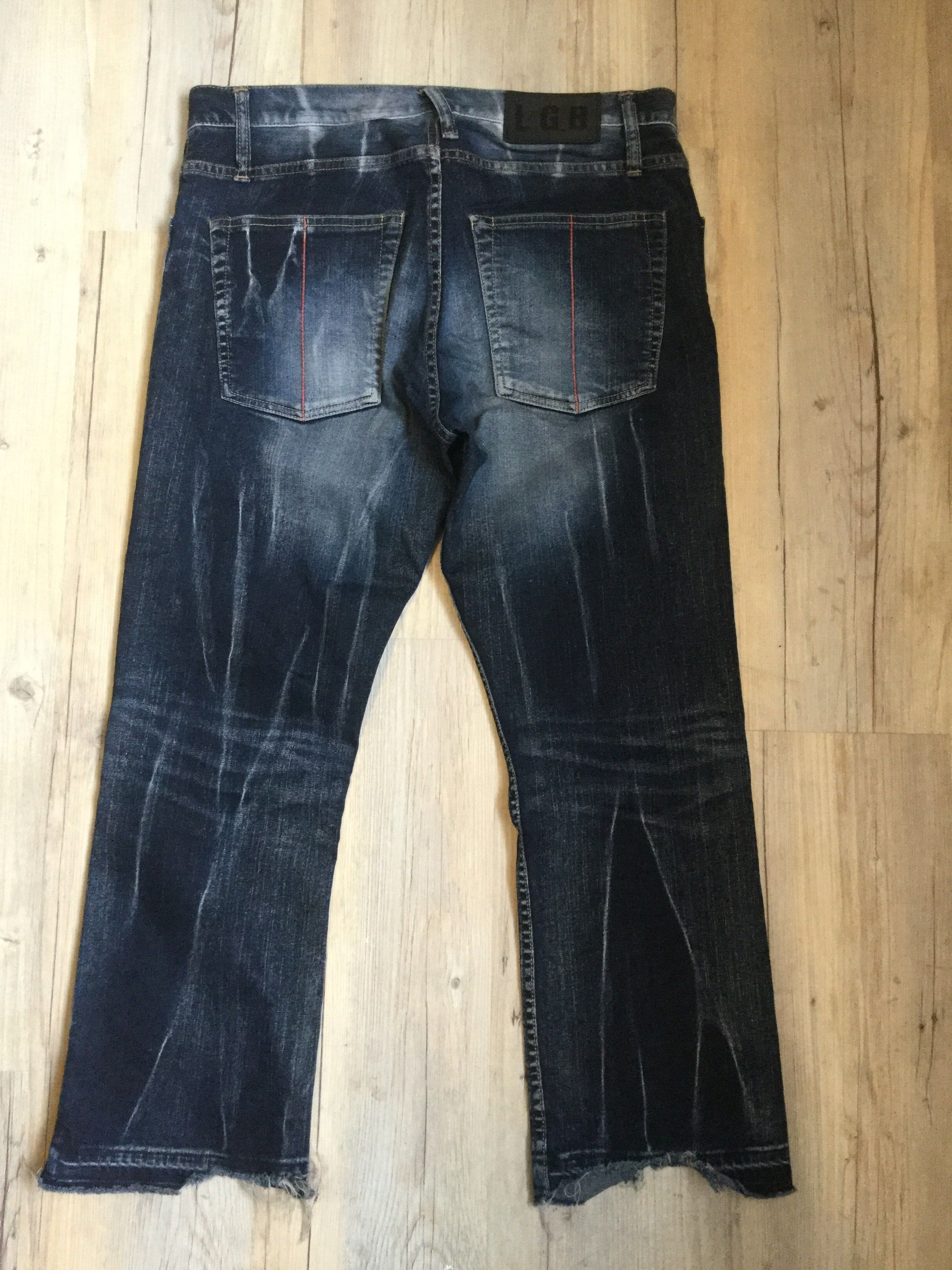 If Six Was Nine Cropped washed jeans.Like Vetements or Rick Owens Size US 30 / EU 46 - 2 Thumbnail