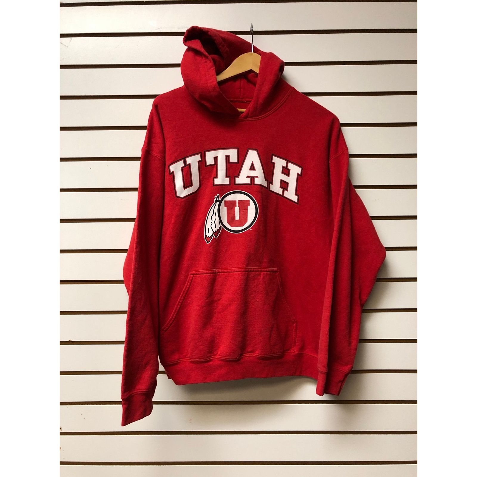 Gildan Vintage Utah university utes hoodie sweatshirt size Large Size US L / EU 52-54 / 3 - 1 Thumbnail