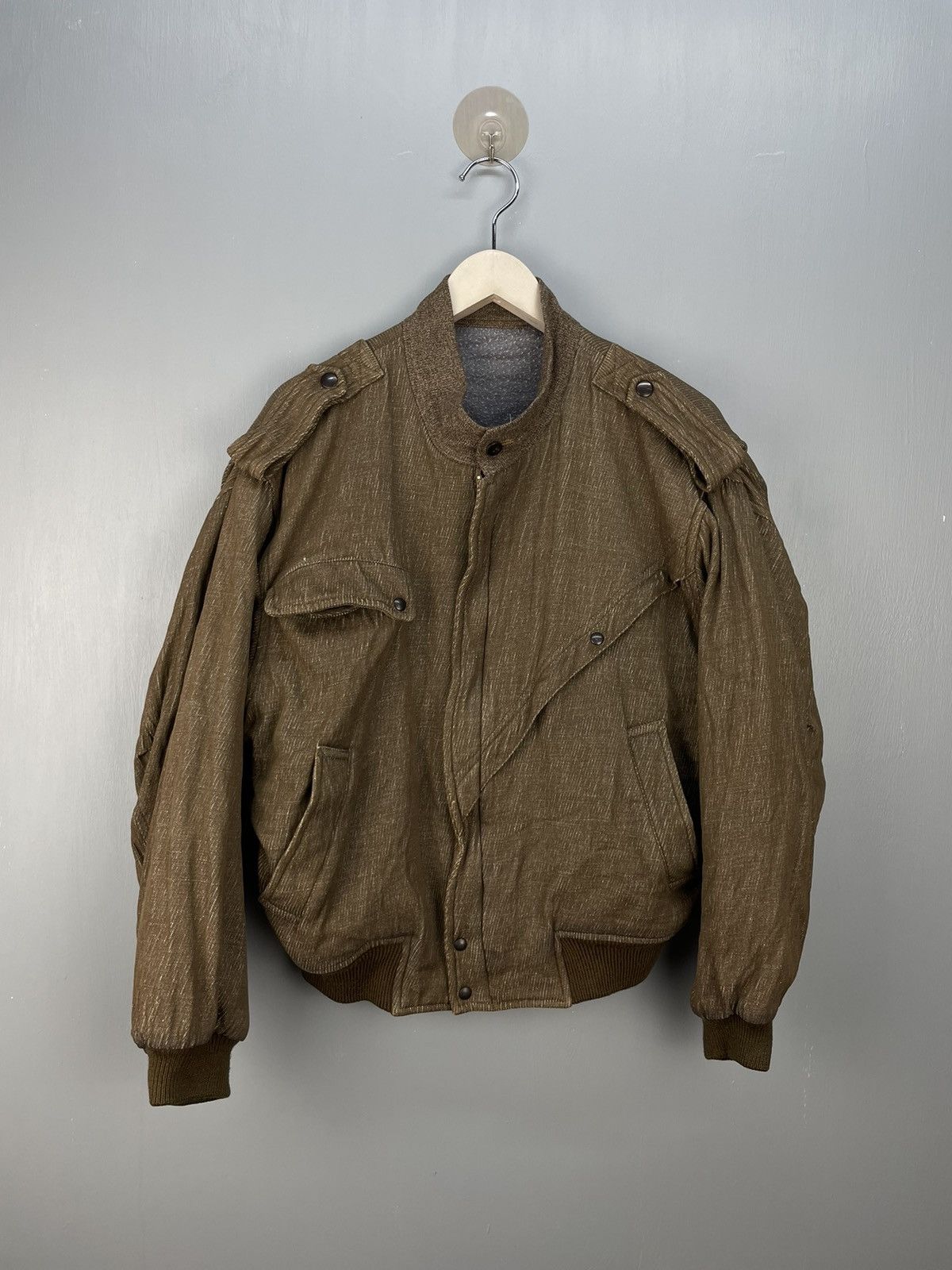Japanese Brand Vintage Jun Men bomber jacket Size US M / EU 48-50 / 2 - 1 Thumbnail