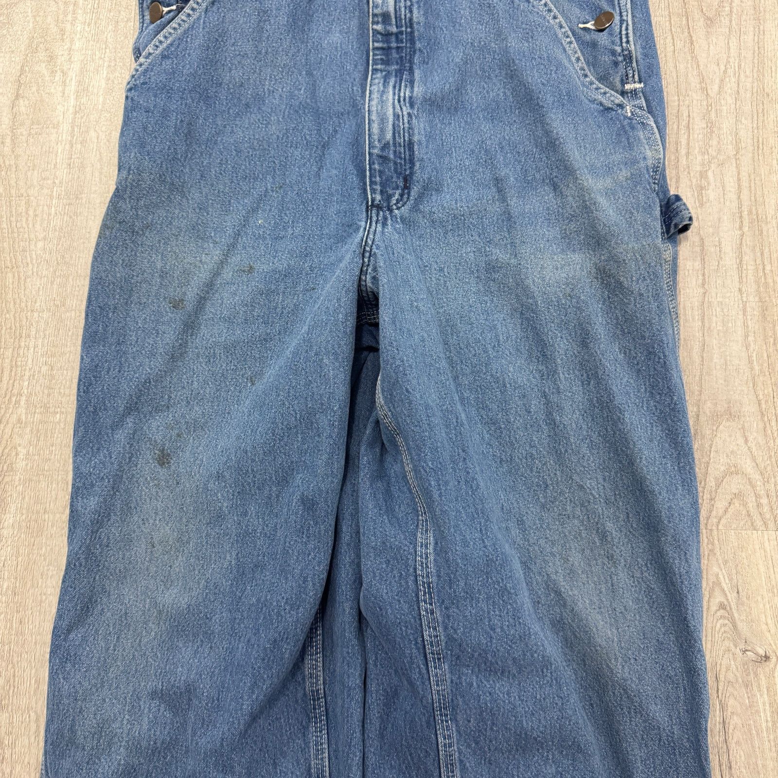 Carhartt Vintage Carhartt Overalls Men's 34 Blue 27" Inseam Denim Size US 34 / EU 50 - 3 Thumbnail