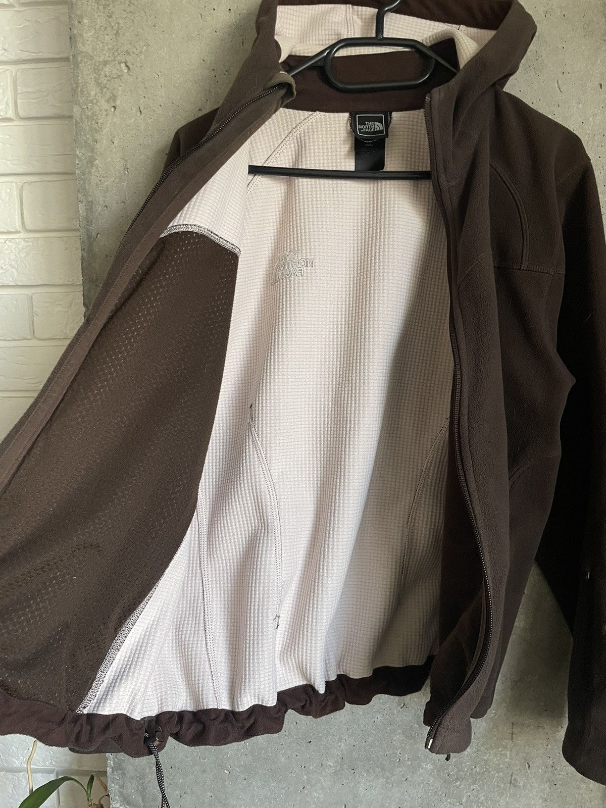 The North Face Vintage The North Face Fleece Zip-Hoodie Brown Jacket Y2k Size M / US 6-8 / IT 42-44 - 11 Thumbnail