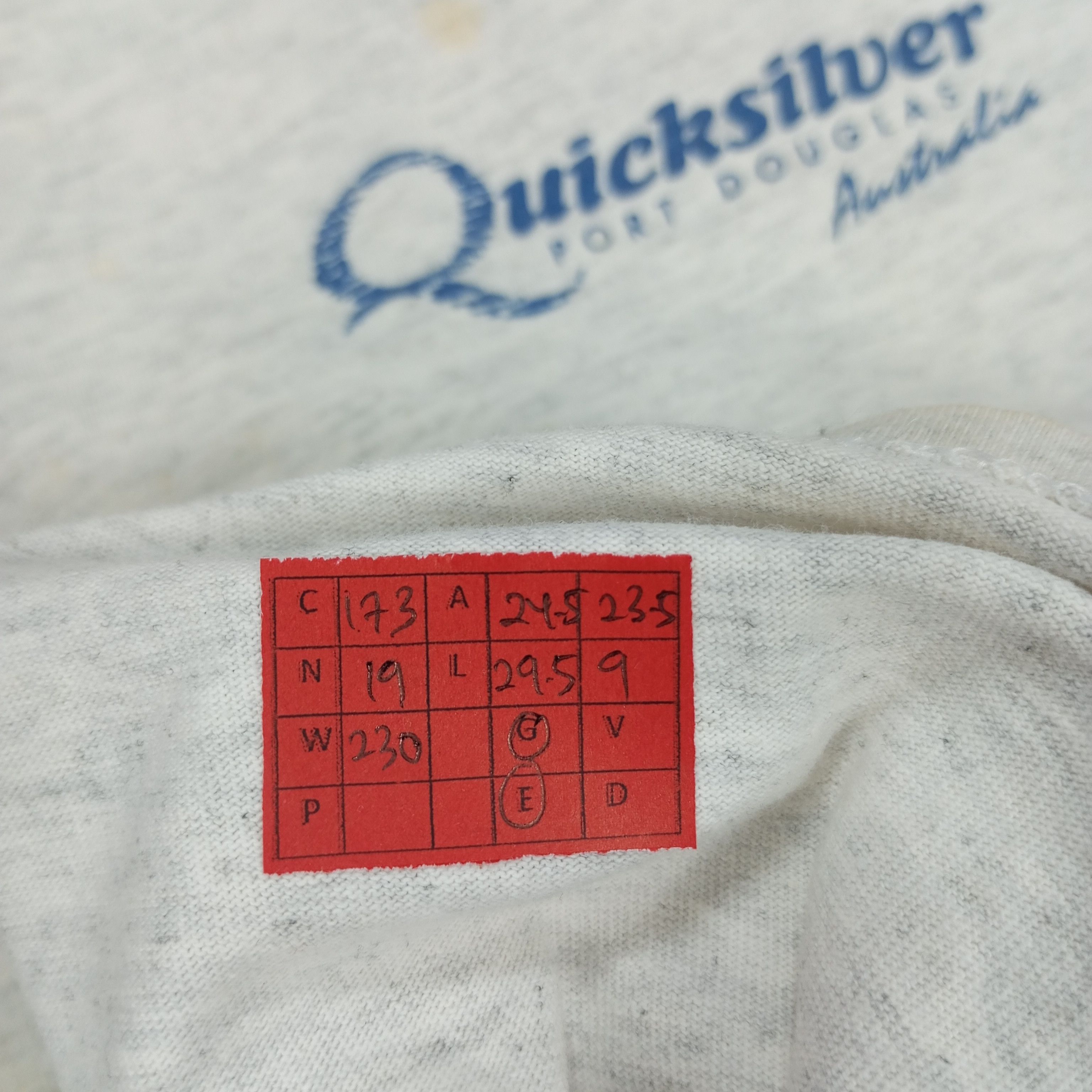 Quicksilver × Vintage Quicksilver Backprint Design Vintage Tshirt Size US XL / EU 56 / 4 - 13 Thumbnail