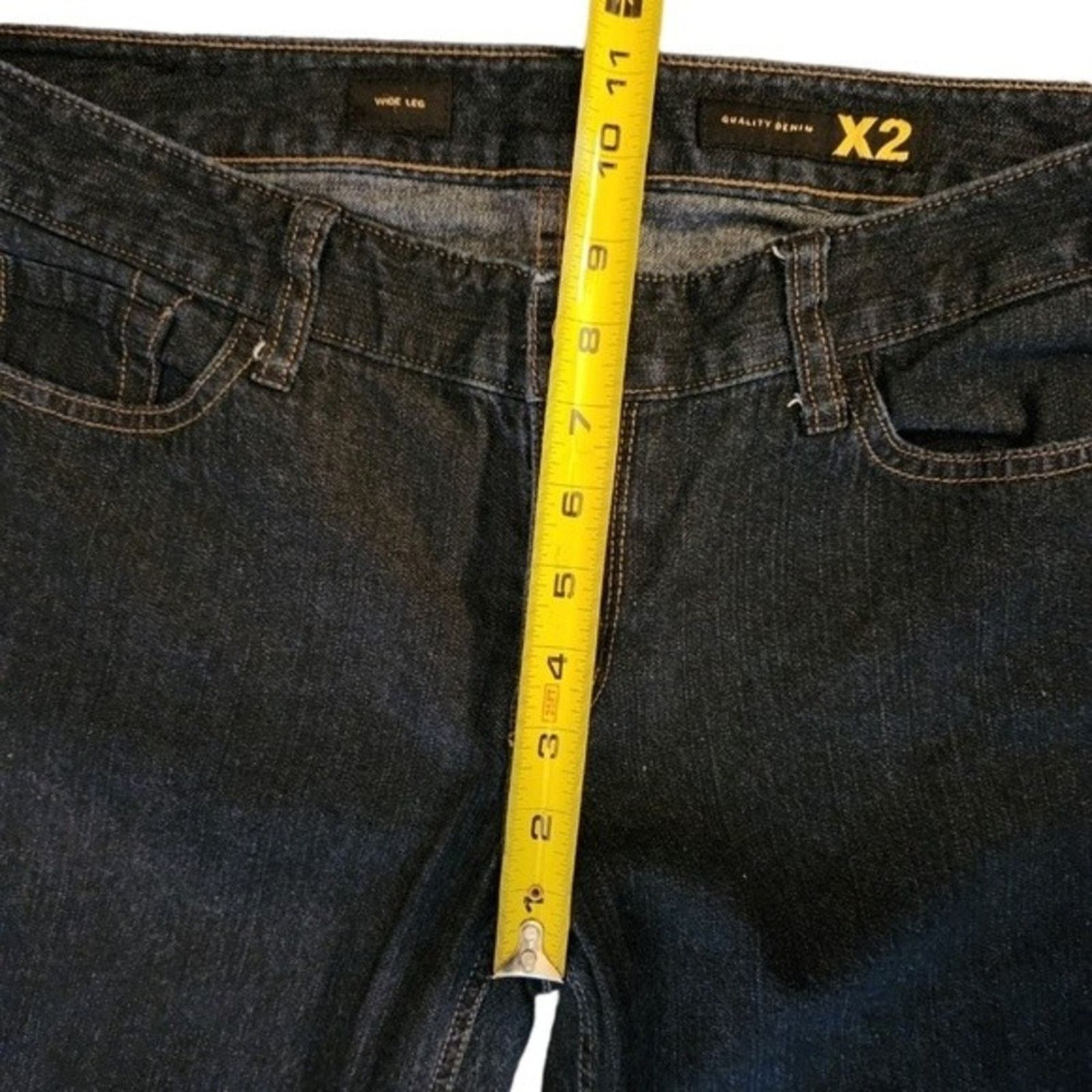Express Express X2 Wide leg low rise Y2K Jean 8 Size 29" - 7 Thumbnail