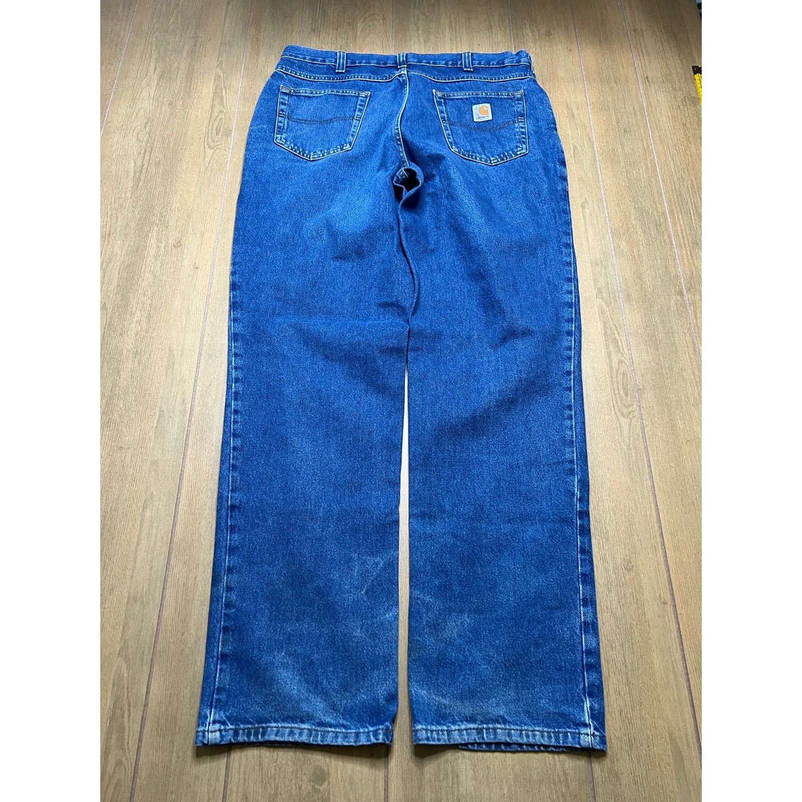 Carhartt Vintage Carhartt Jeans Mens 36x34 Blue Denim Utility Work Size US 36 / EU 52 - 2 Thumbnail