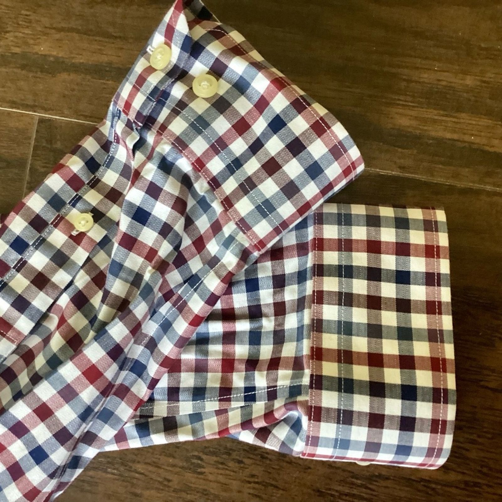 Banana Republic Banana Republic Non-Iron Slim Fit Button Down Size US XL / EU 56 / 4 - 5 Thumbnail