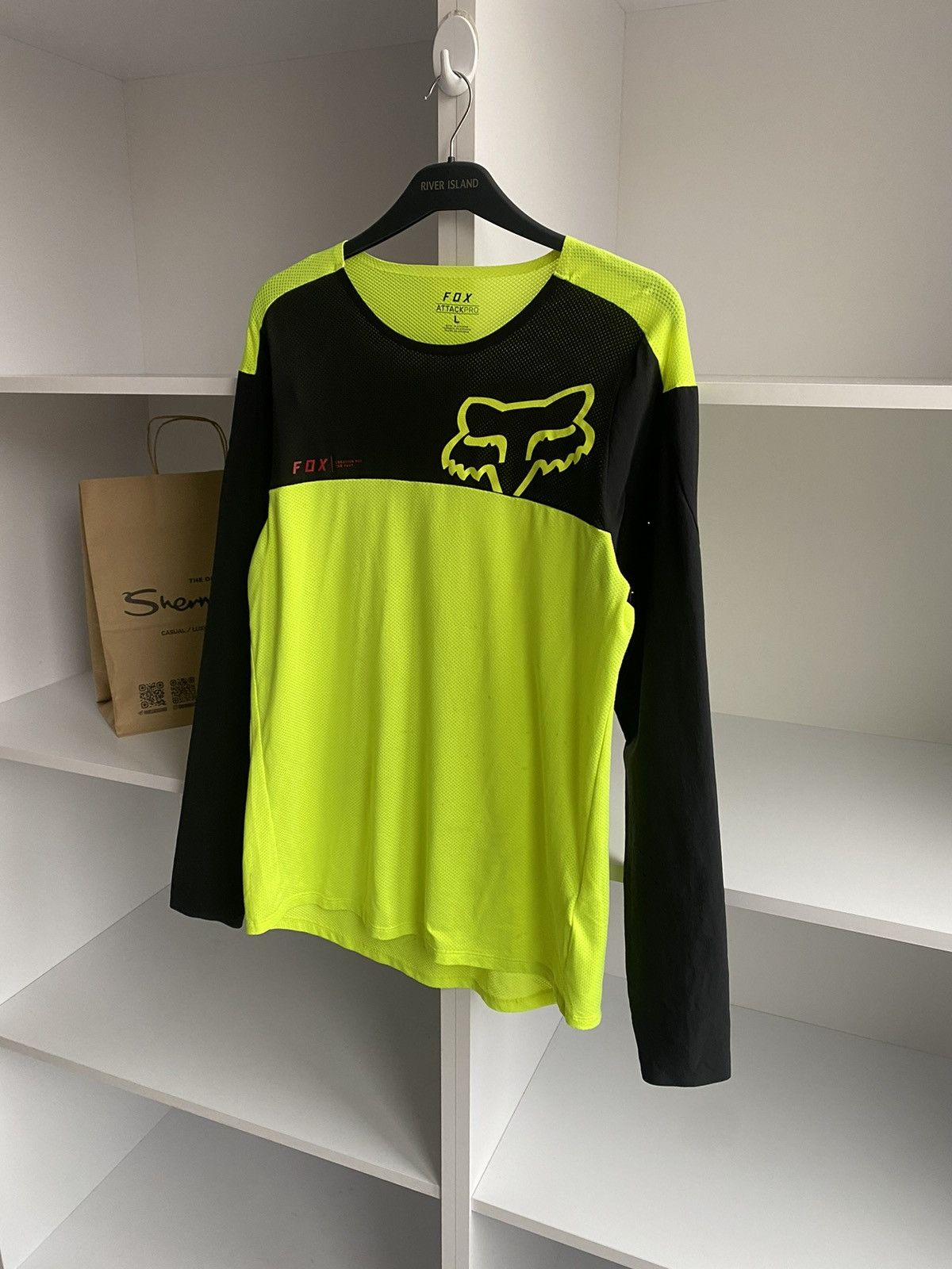 Fox Racing × Vintage Vintage Fox Attack Pro Long Sleeve Tee Size US L / EU 52-54 / 3 - 2 Thumbnail