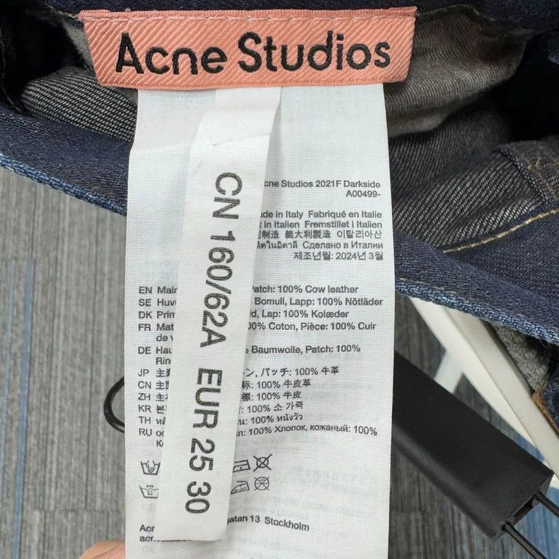 Acne Studios acne studios Water moire cat beard loose jeans 2503-Nextarr Size US 30 / EU 46 - 3 Thumbnail