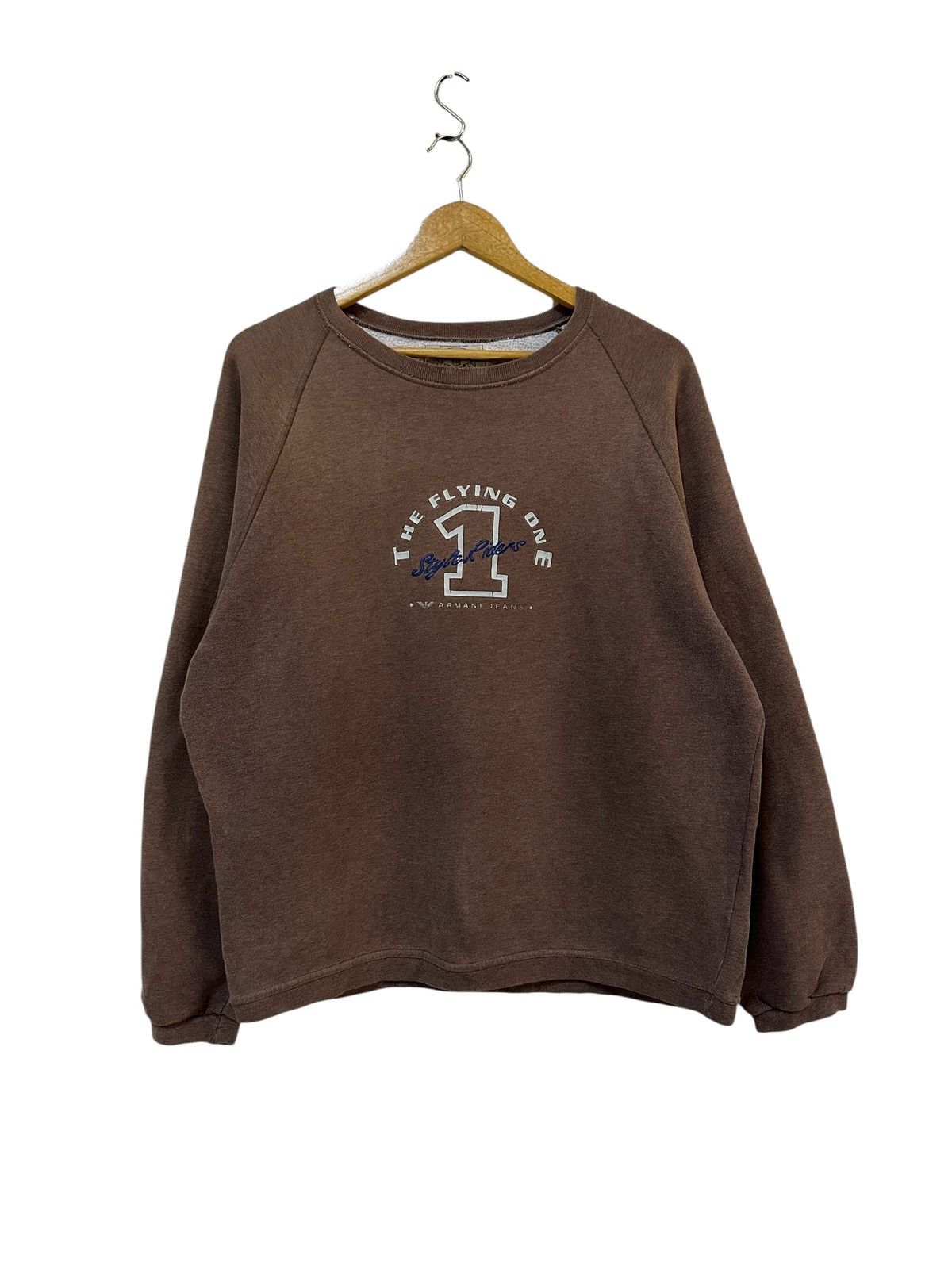 Armani armani jeans sweatshirt 90s Size US L / EU 52-54 / 3 - 1 Thumbnail