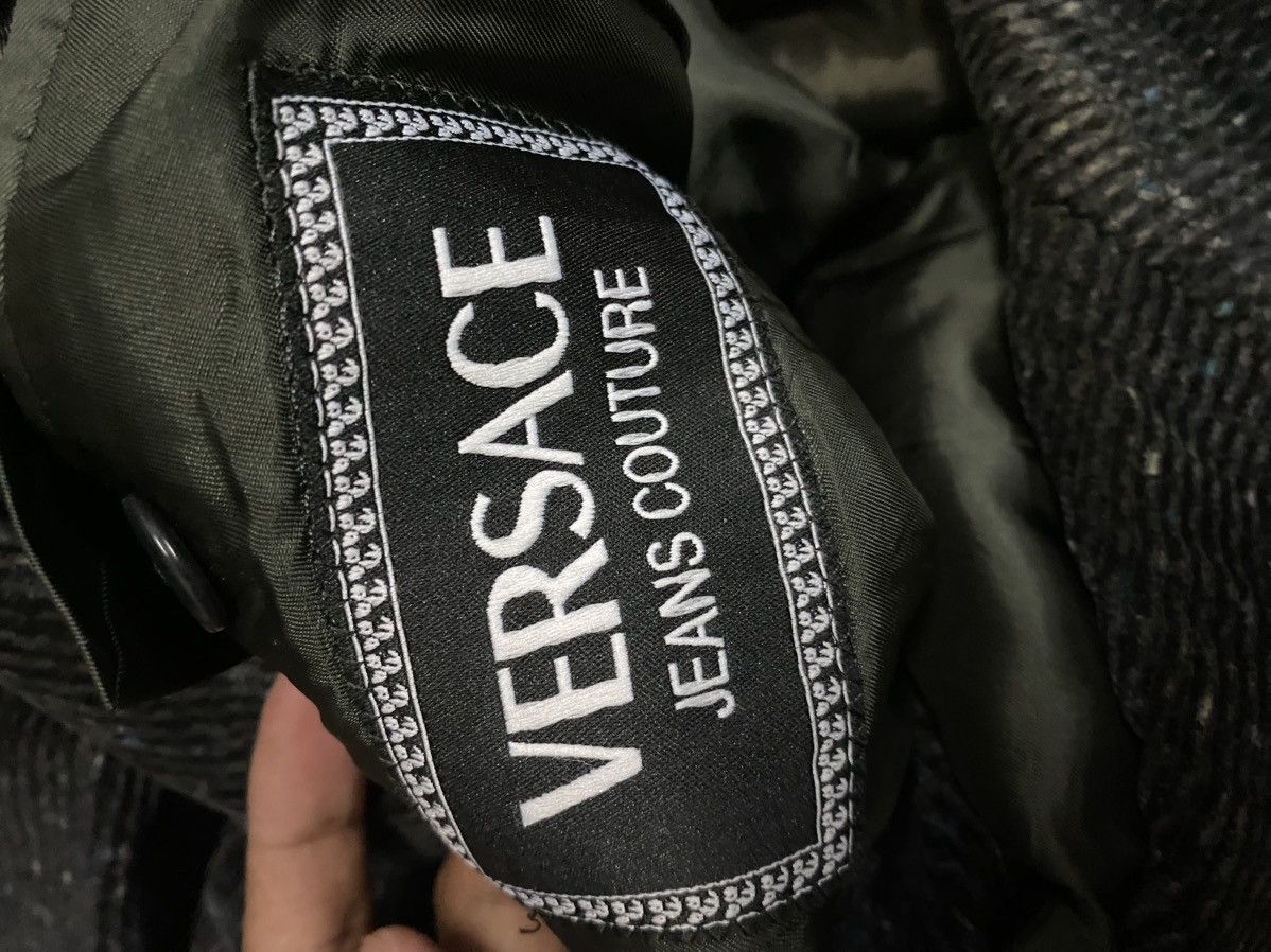 Versace × Vintage Versace Made in Italy Corduroy Blazer Size US M / EU 48-50 / 2 - 5 Thumbnail