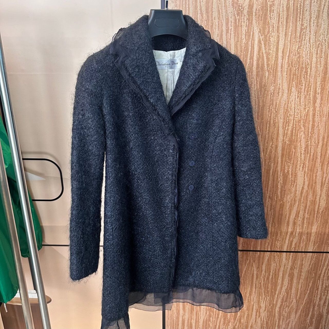 Dior Dior Knit Cropped Black Coat S Women Size S / US 4 / IT 40 - 1 Thumbnail
