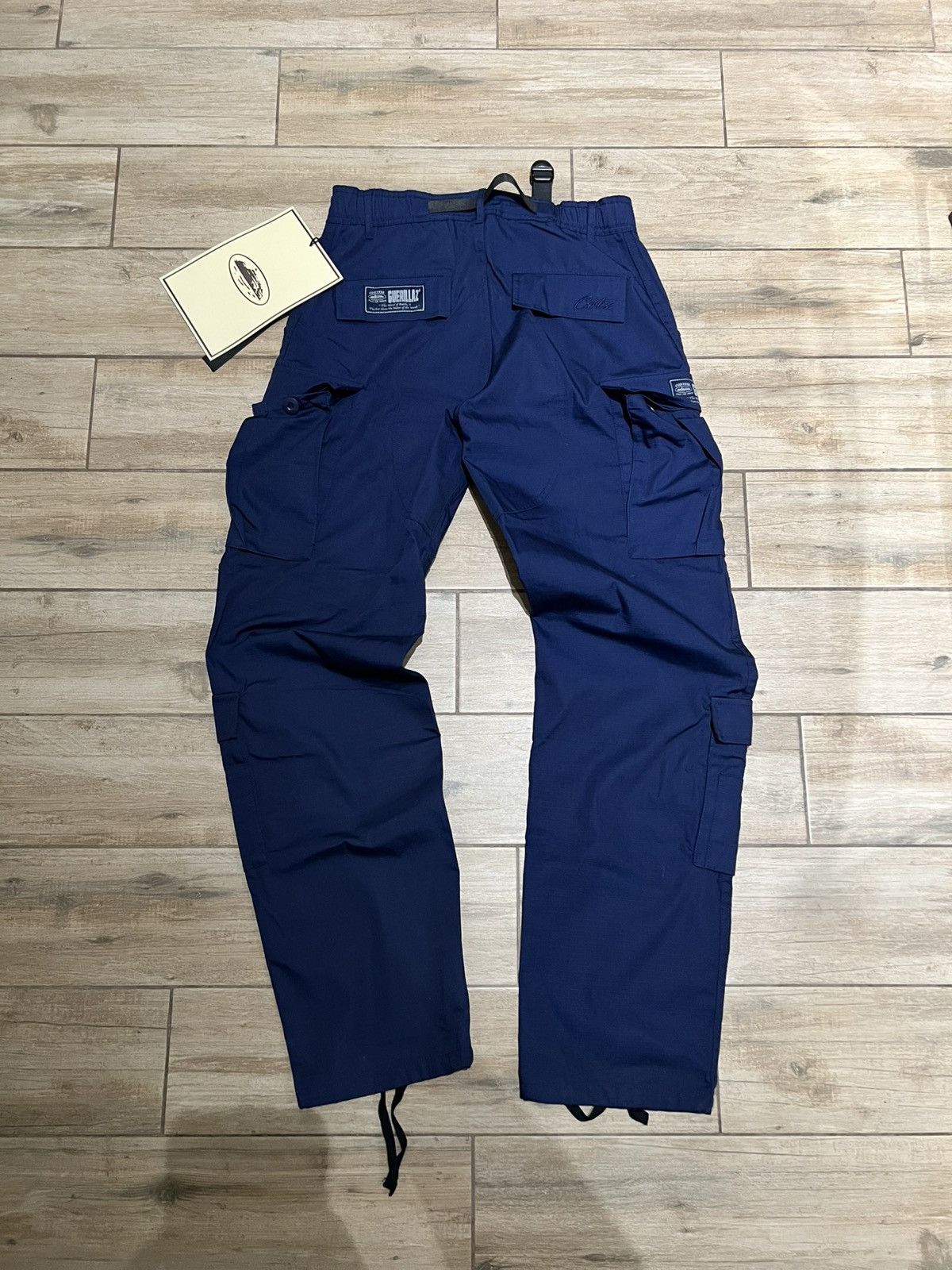 Corteiz Corteiz Guerillaz Cargo Pants Blue Medium Mystery Cargo Size US 32 / EU 48 - 6 Thumbnail