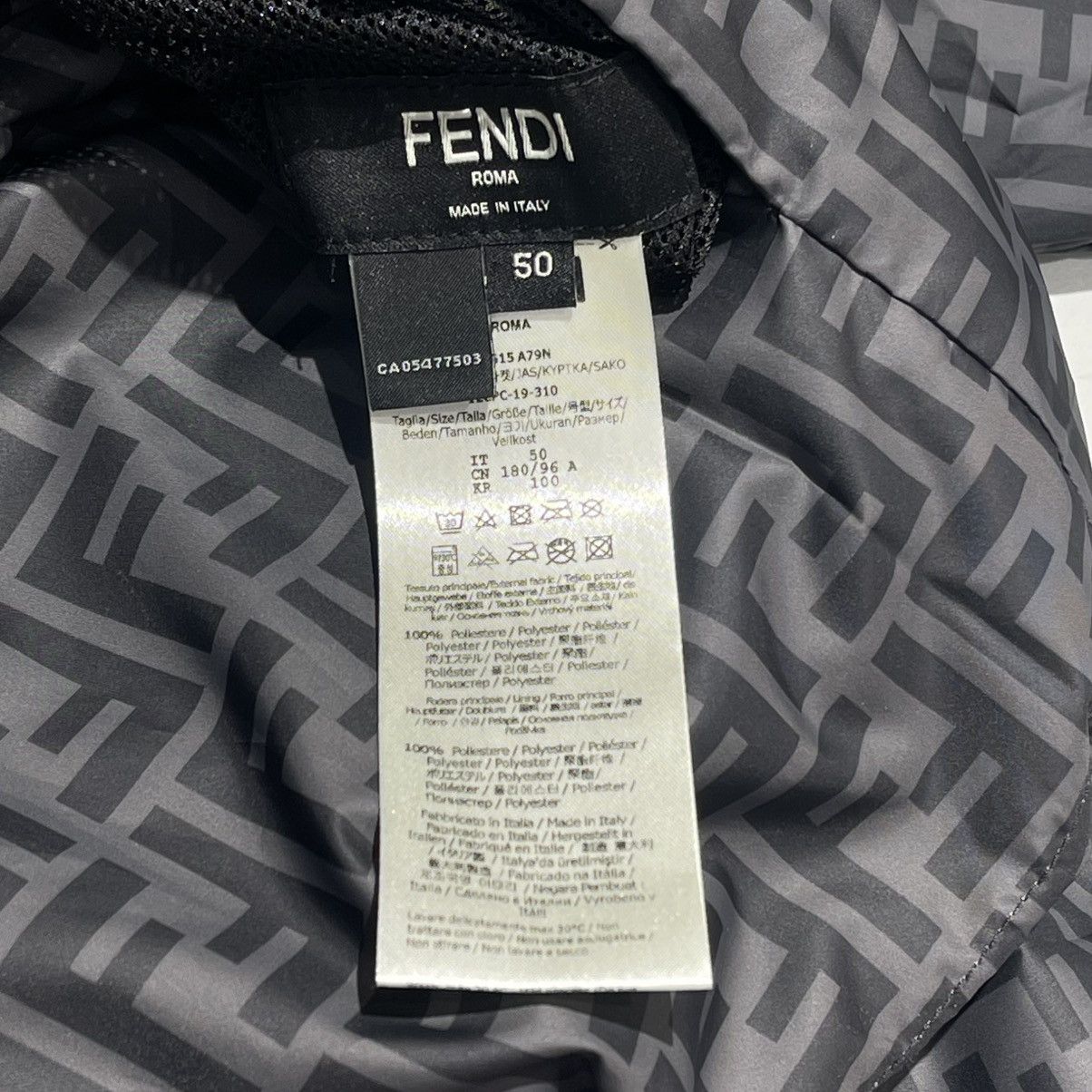 Fendi Fendi Blouson Black Reversible Nylon Windbreaker Size US M / EU 48-50 / 2 - 7 Thumbnail