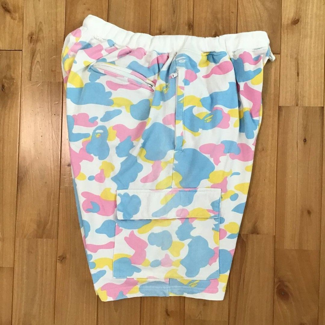 Bape BAPE Multi camo sweat cargo shorts cotton candy camo ★size L Size US 34 / EU 50 - 2 Thumbnail