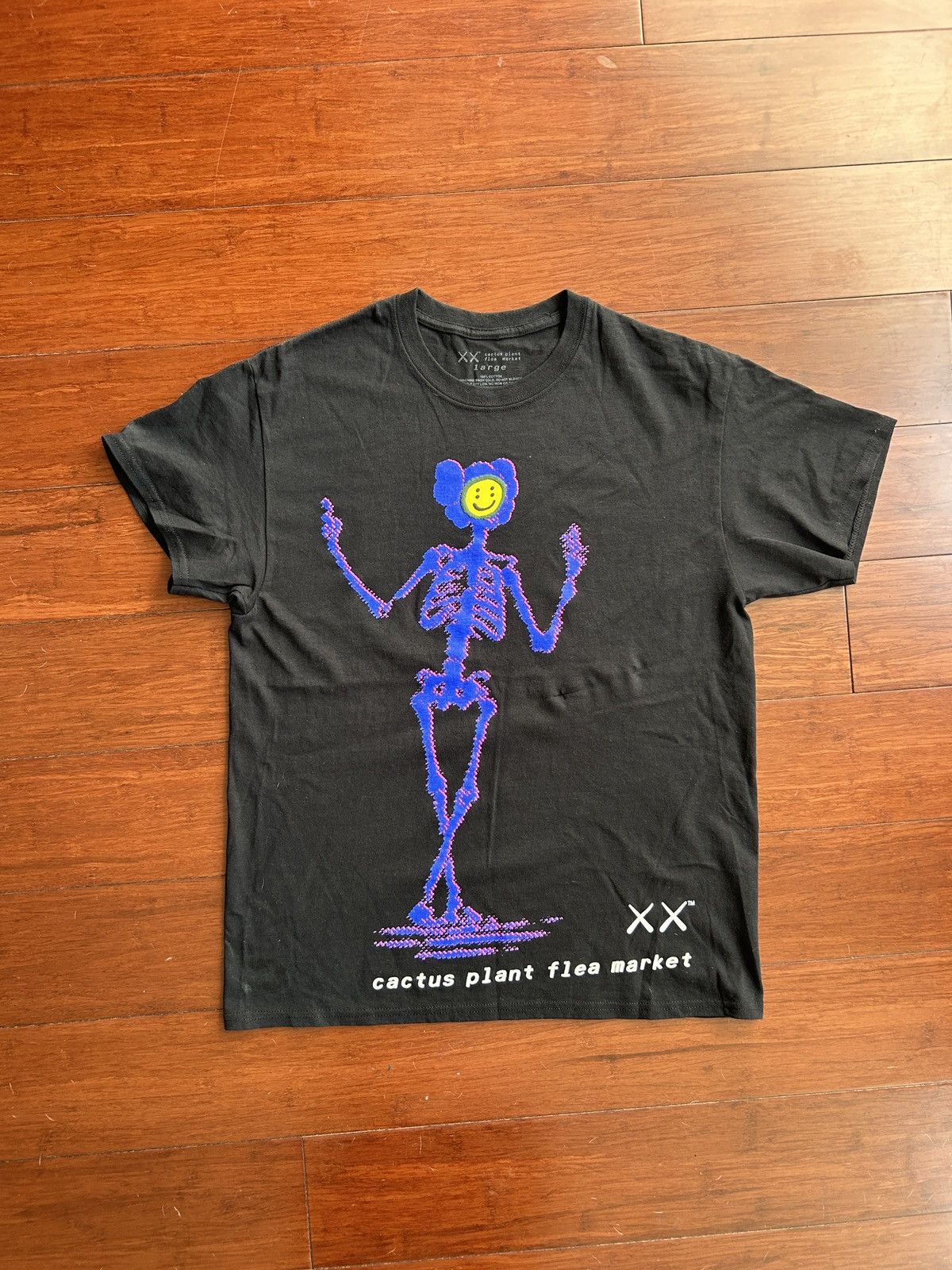 Cactus Plant Flea Market × Kaws Kaws x Cactus Plant Flea Market T-shirt |  Grailed