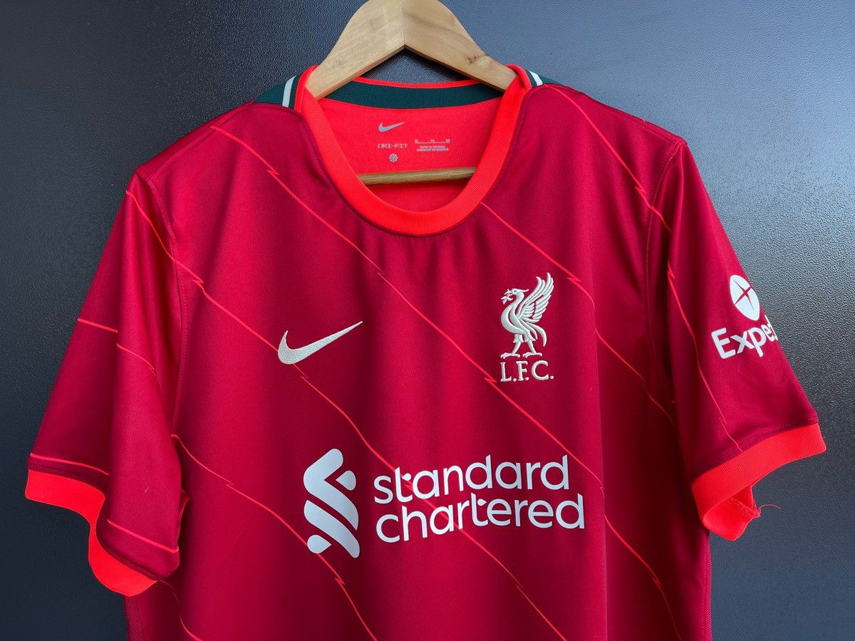 Nike 2021-2022 Liverpool Home Shirt Football Jersey Red Kit Sz XL Size US XL / EU 56 / 4 - 2 Thumbnail