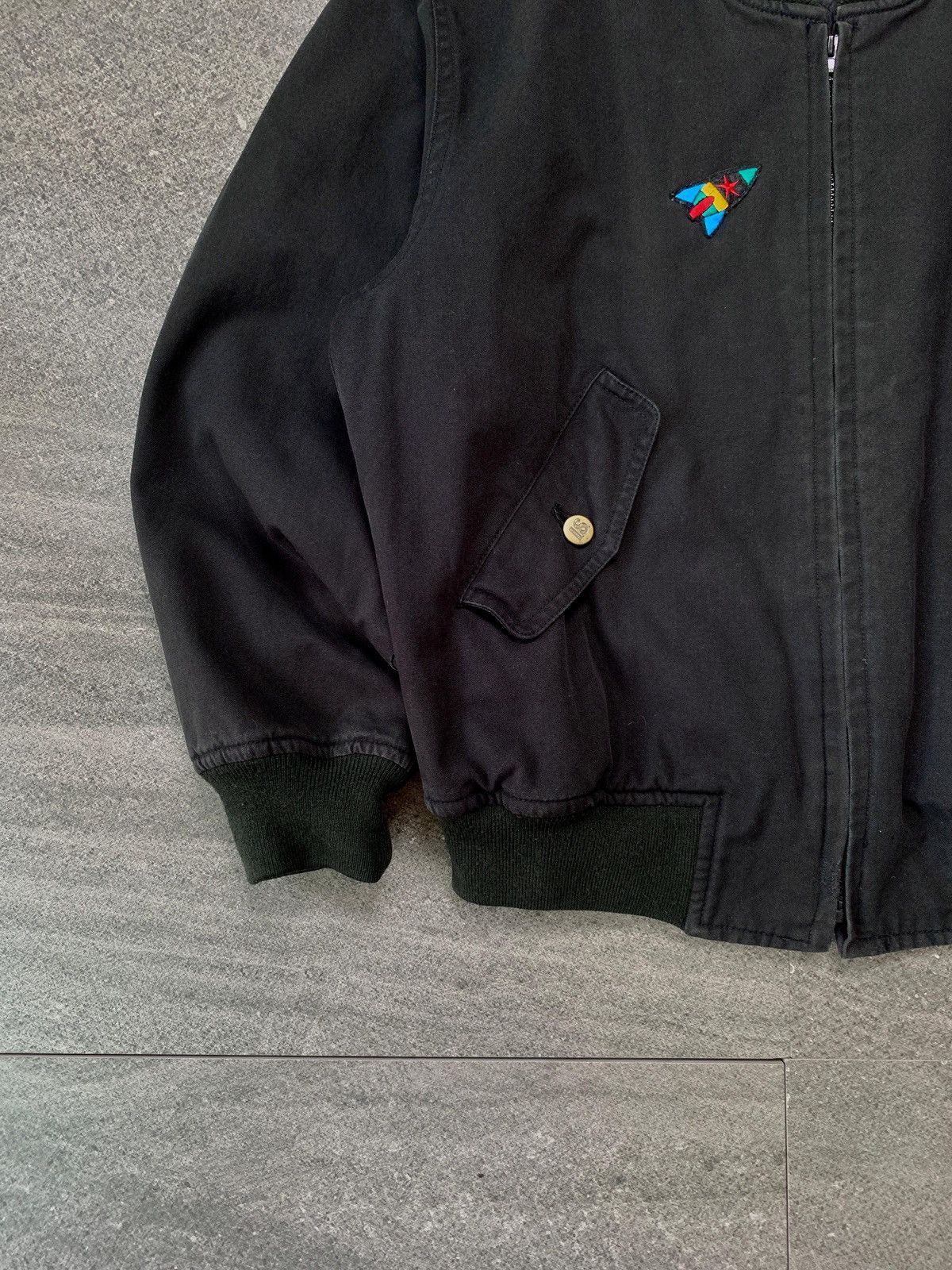 Issey Miyake FREE TAX ! 80s IS Logo Bomber Jacket Size US M / EU 48-50 / 2 - 3 Thumbnail