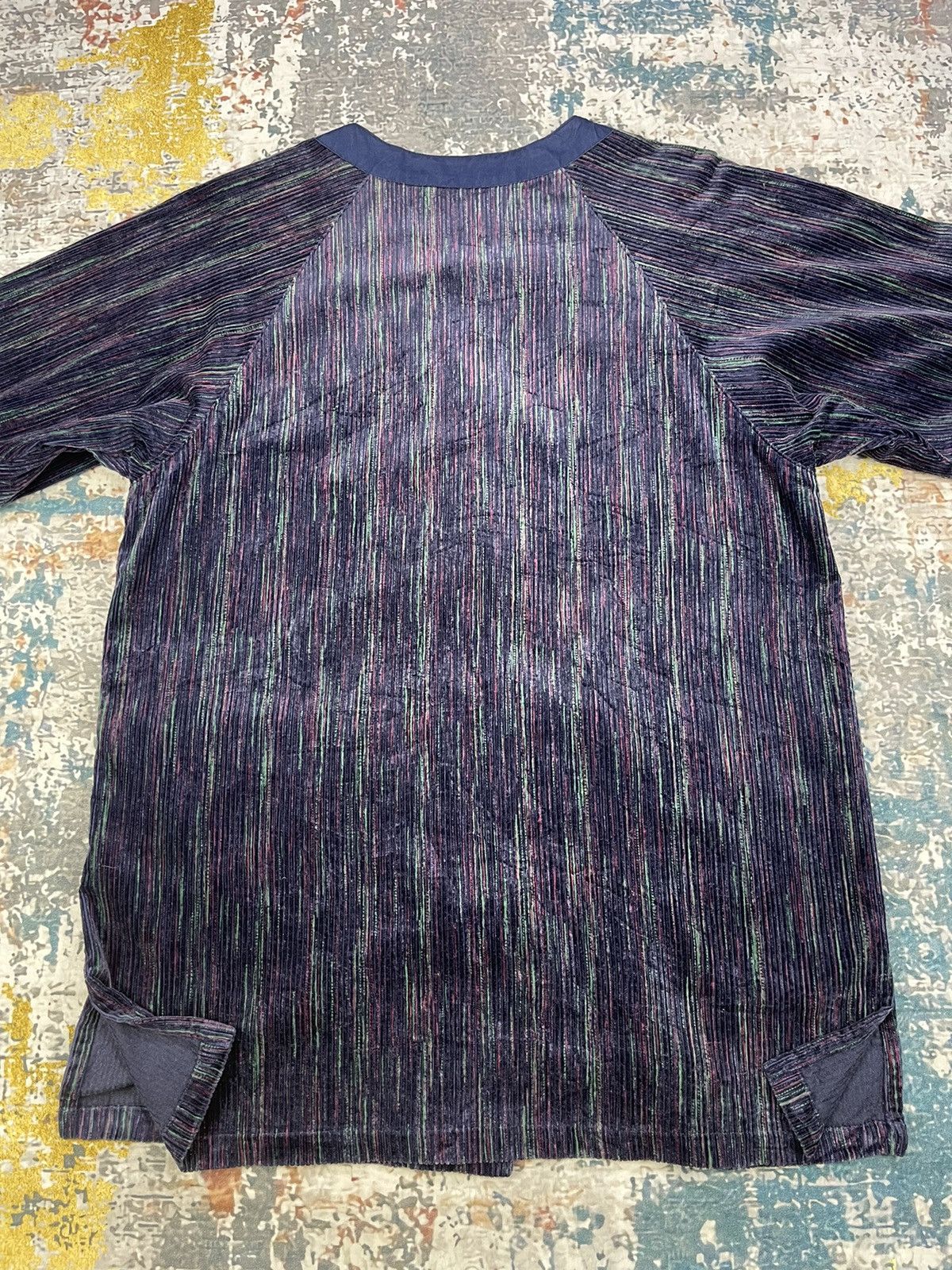 Lancel Vintage Lancel Rainbows Striped Button Up Apron Size ONE SIZE - 6 Thumbnail