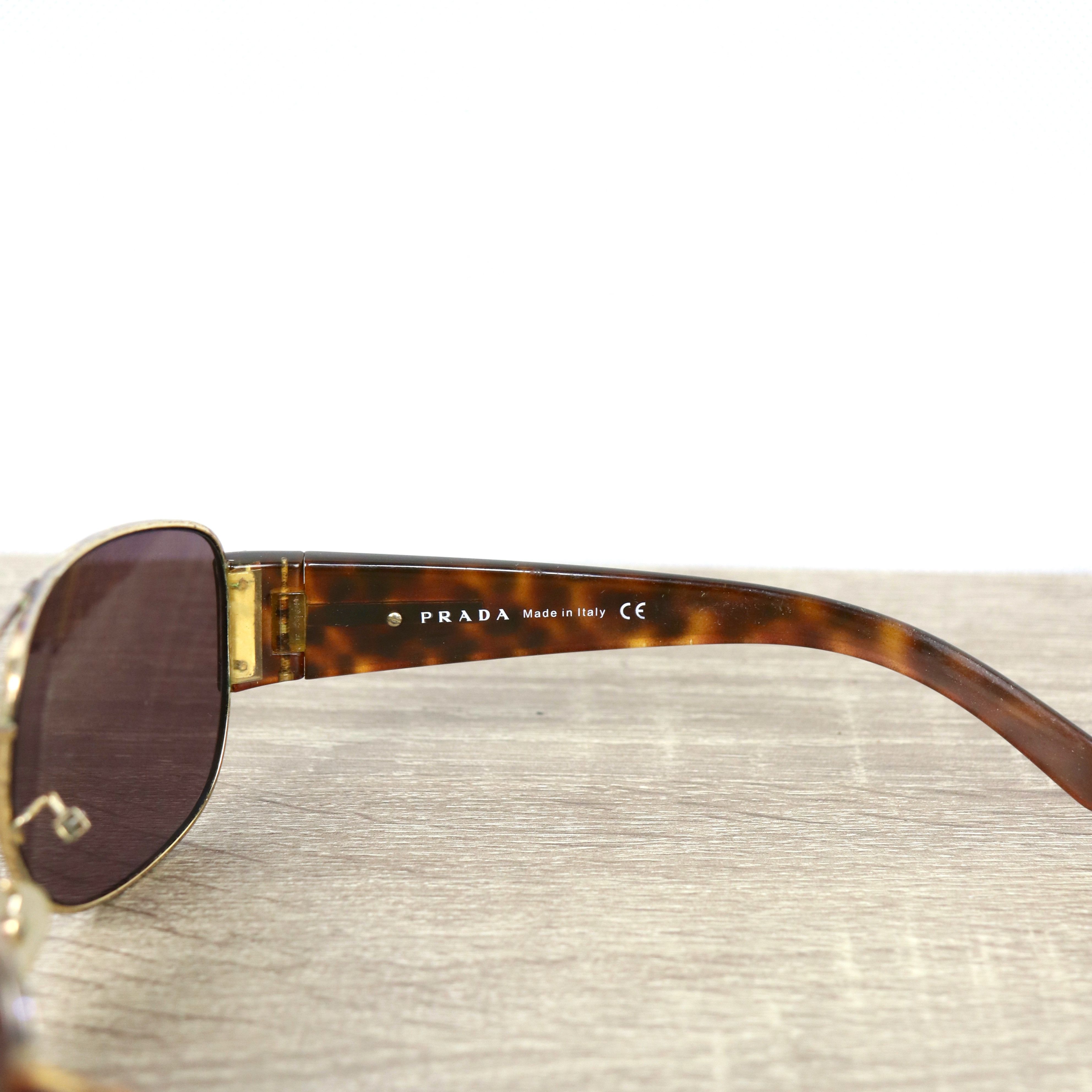 Prada Prada aviator brown sunglasses Size ONE SIZE - 8 Thumbnail