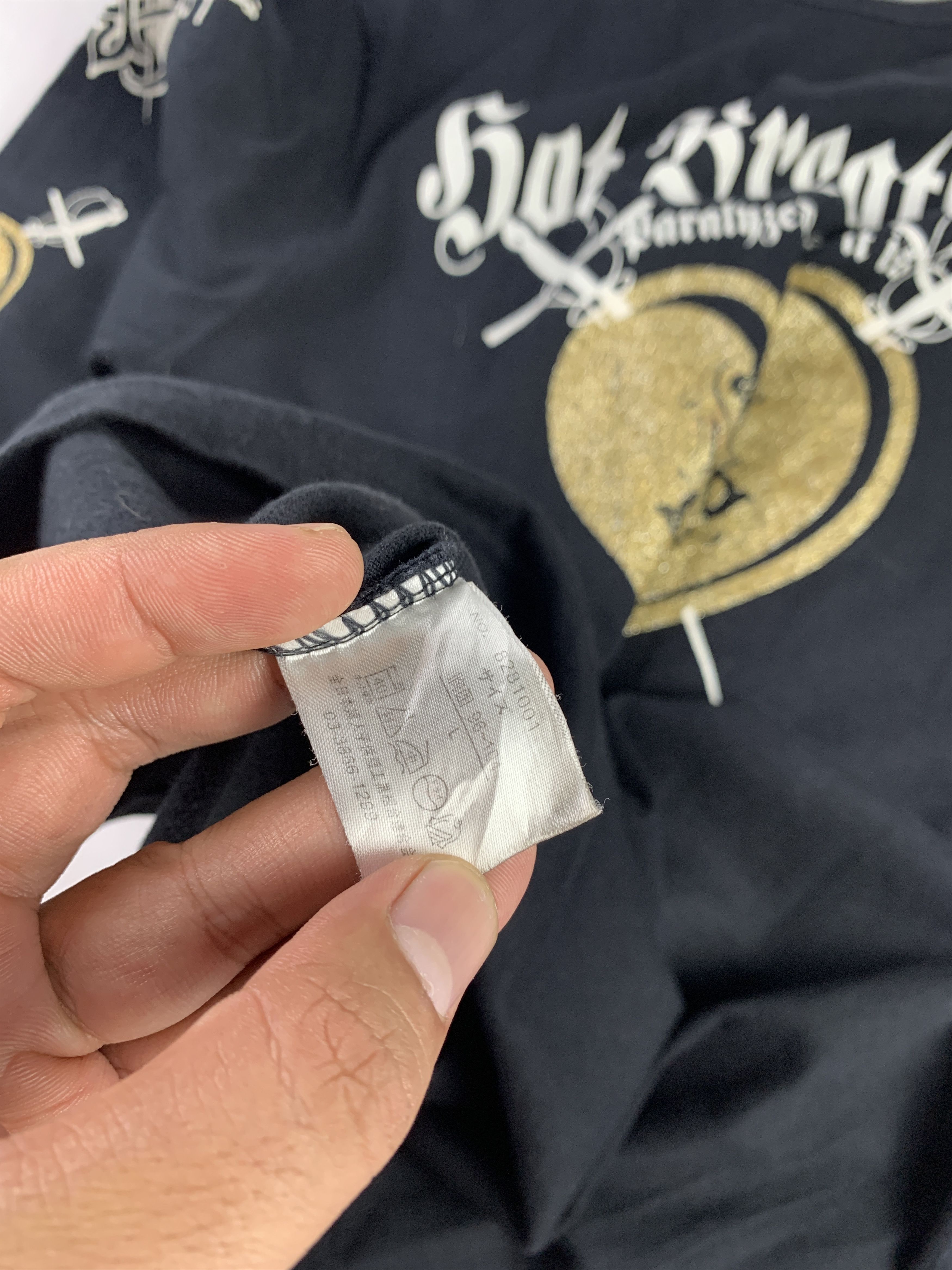 Japanese Brand Cornflake Japan Black Heart Longsleeve Tee (L) Size L / US 10 / IT 46 - 10 Thumbnail