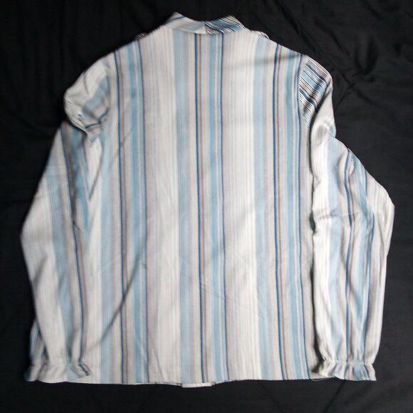 Other Vintage Sylecraft Striped Polyester Disco Shirt Size M / US 6-8 / IT 42-44 - 6 Thumbnail