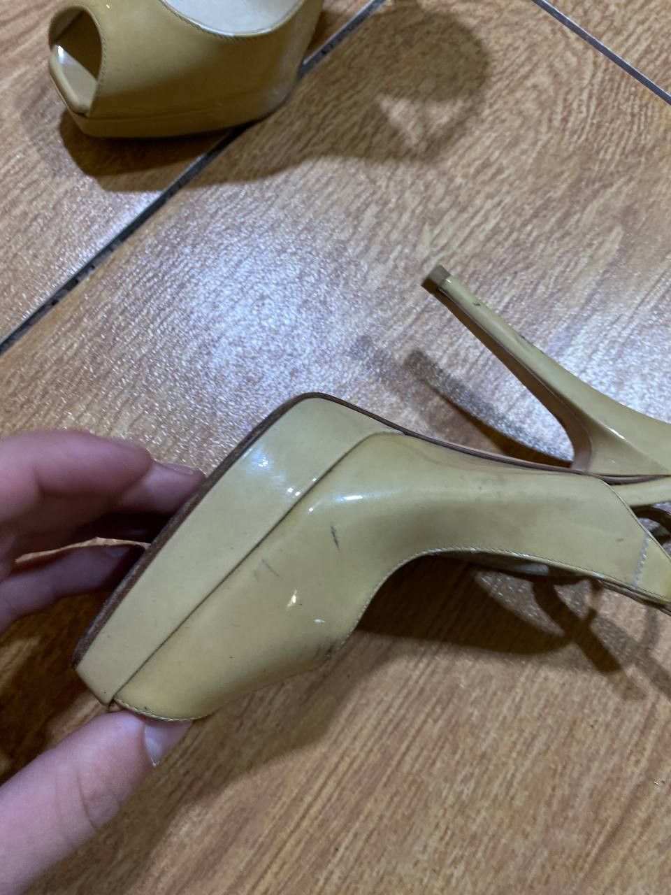 Jimmy Choo Heels Jimmy Choo vintage streewear Y2K luxury beige Size US 5 / IT 35 - 8 Thumbnail