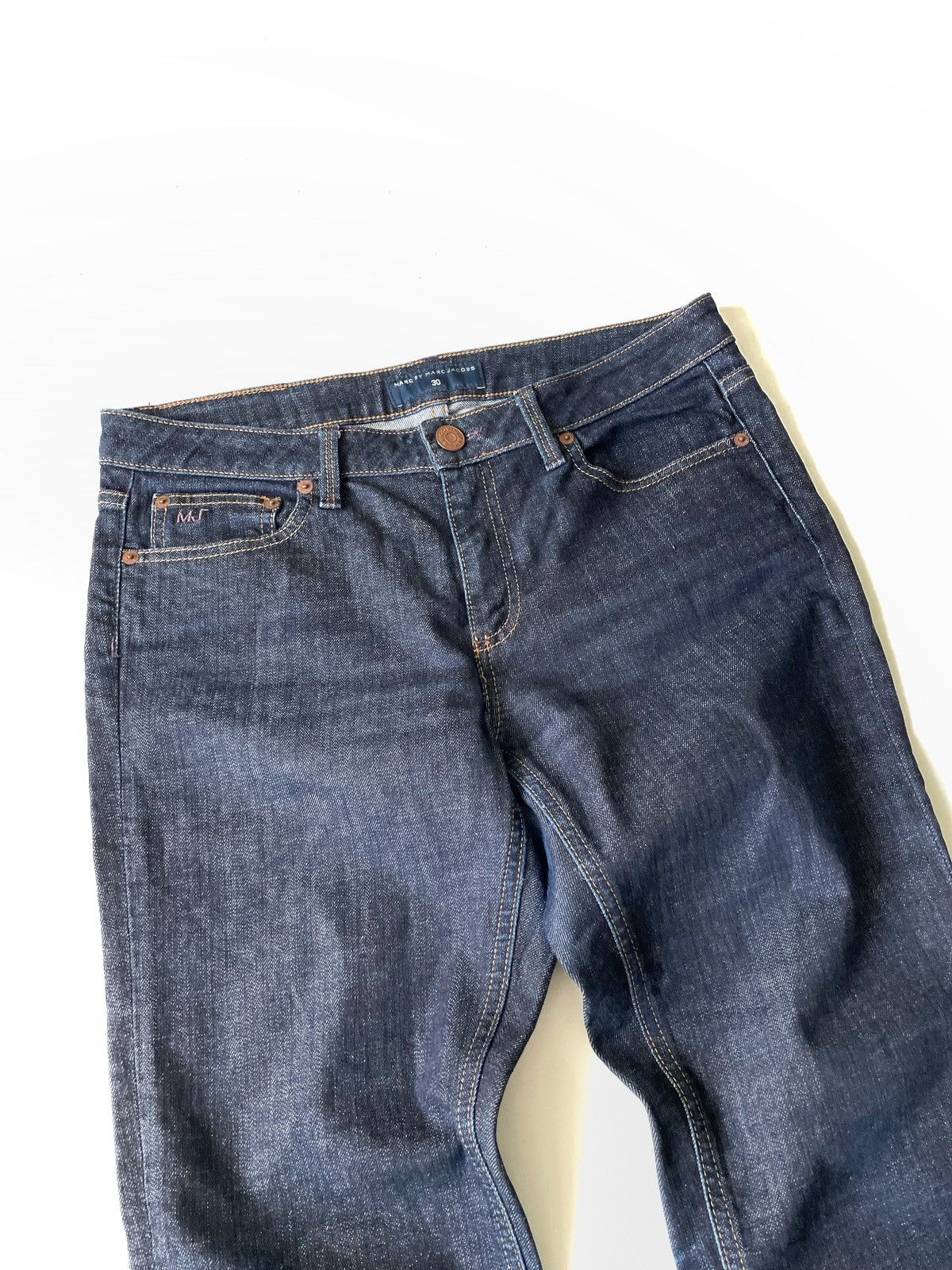 Marc Jacobs Women Blue Indigo Denim Jeans Mom Fit Size 30
